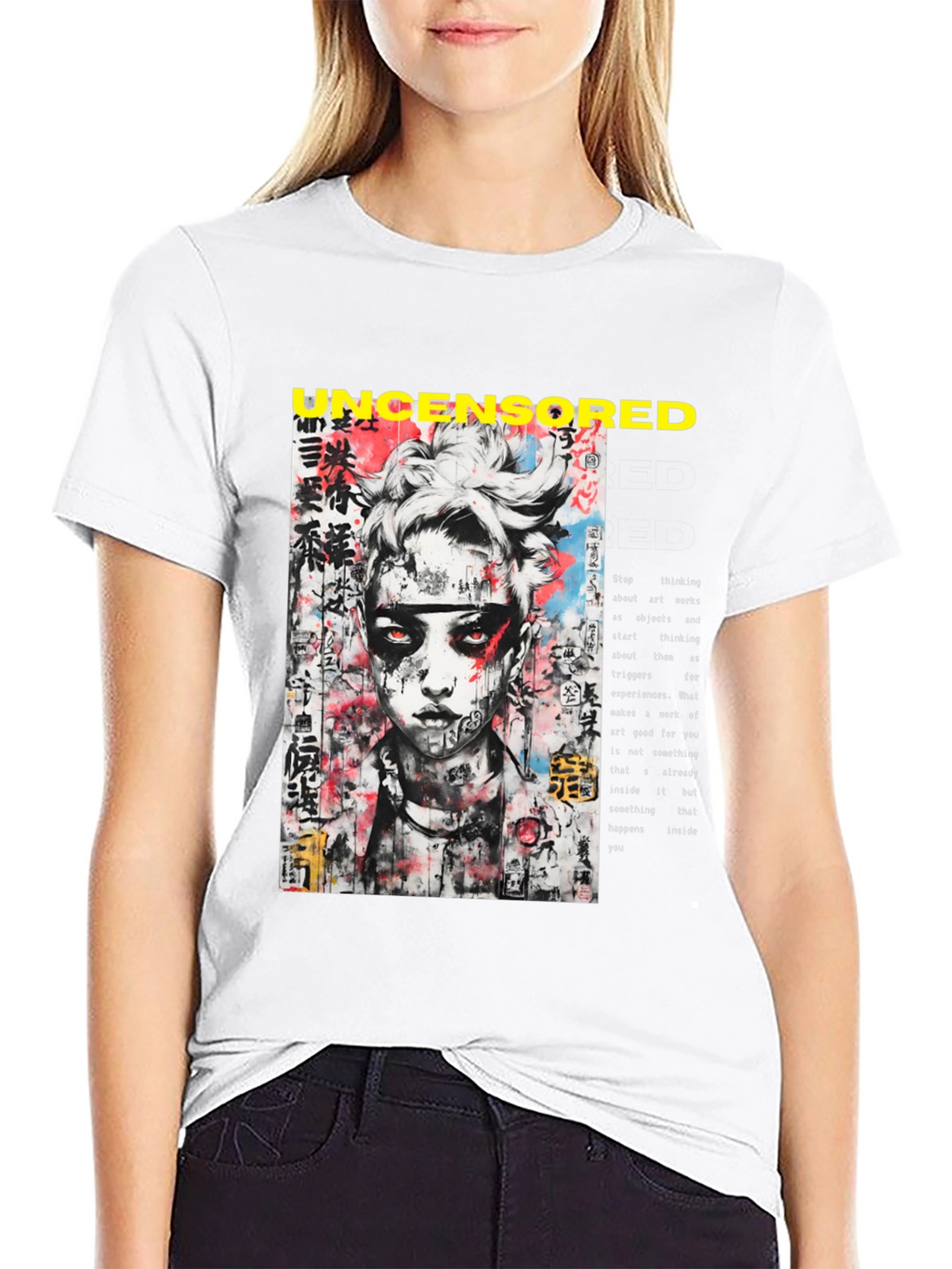 Uncensored Graphic Tee - Edgy Streetwear