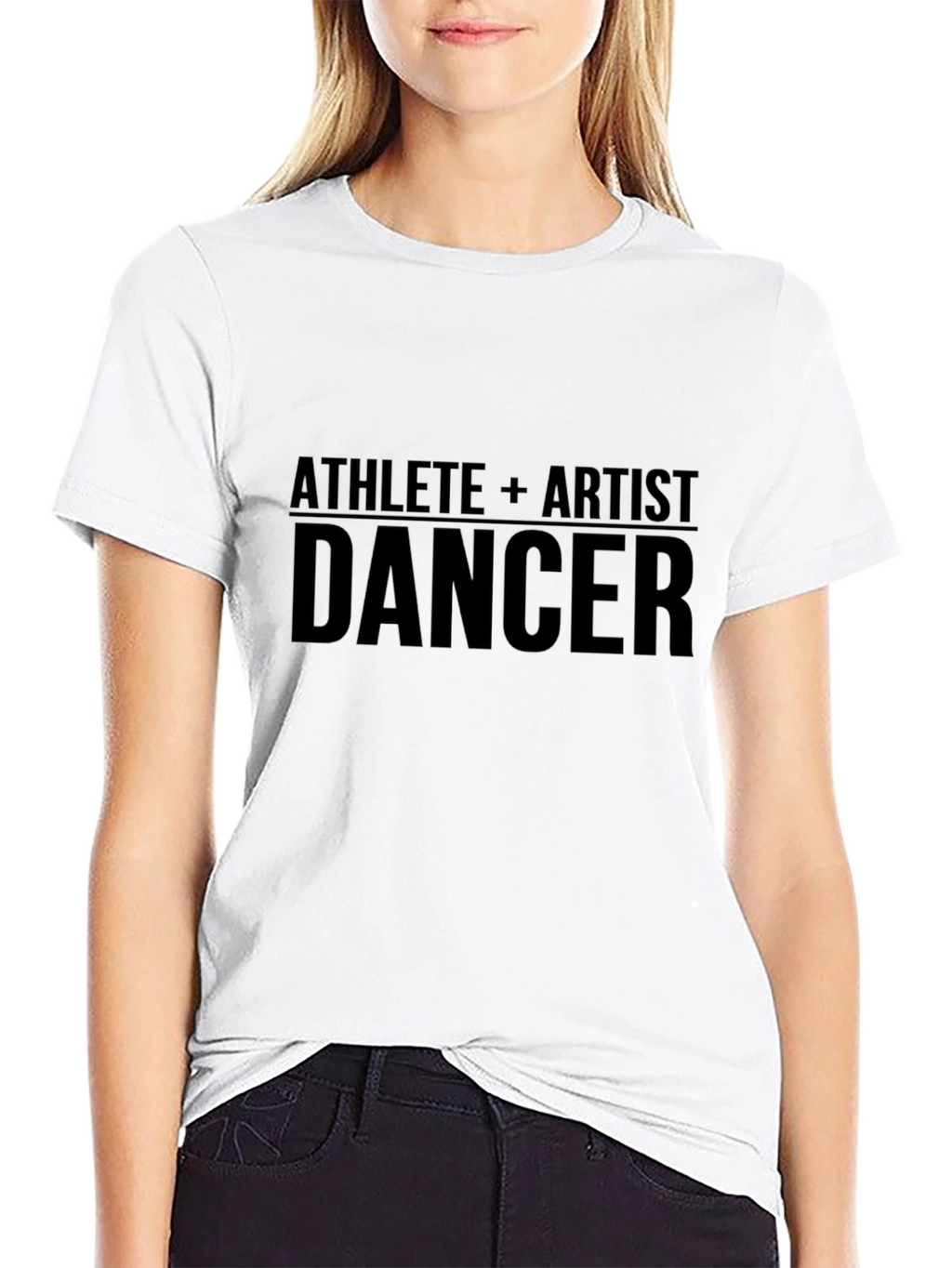 Athlete + Artist Dancer Graphic Black T-Shirt