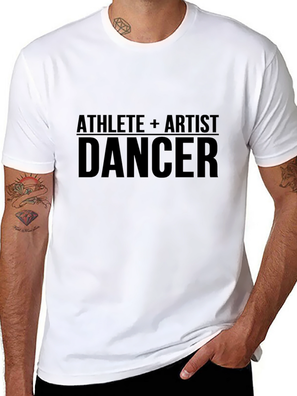 Athlete + Artist Dancer Graphic Black T-Shirt