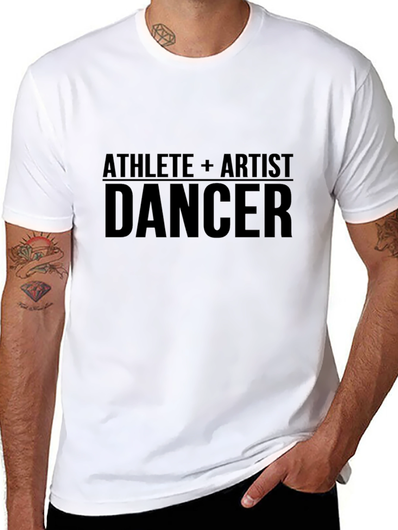 Athlete + Artist Dancer Graphic Black T-Shirt