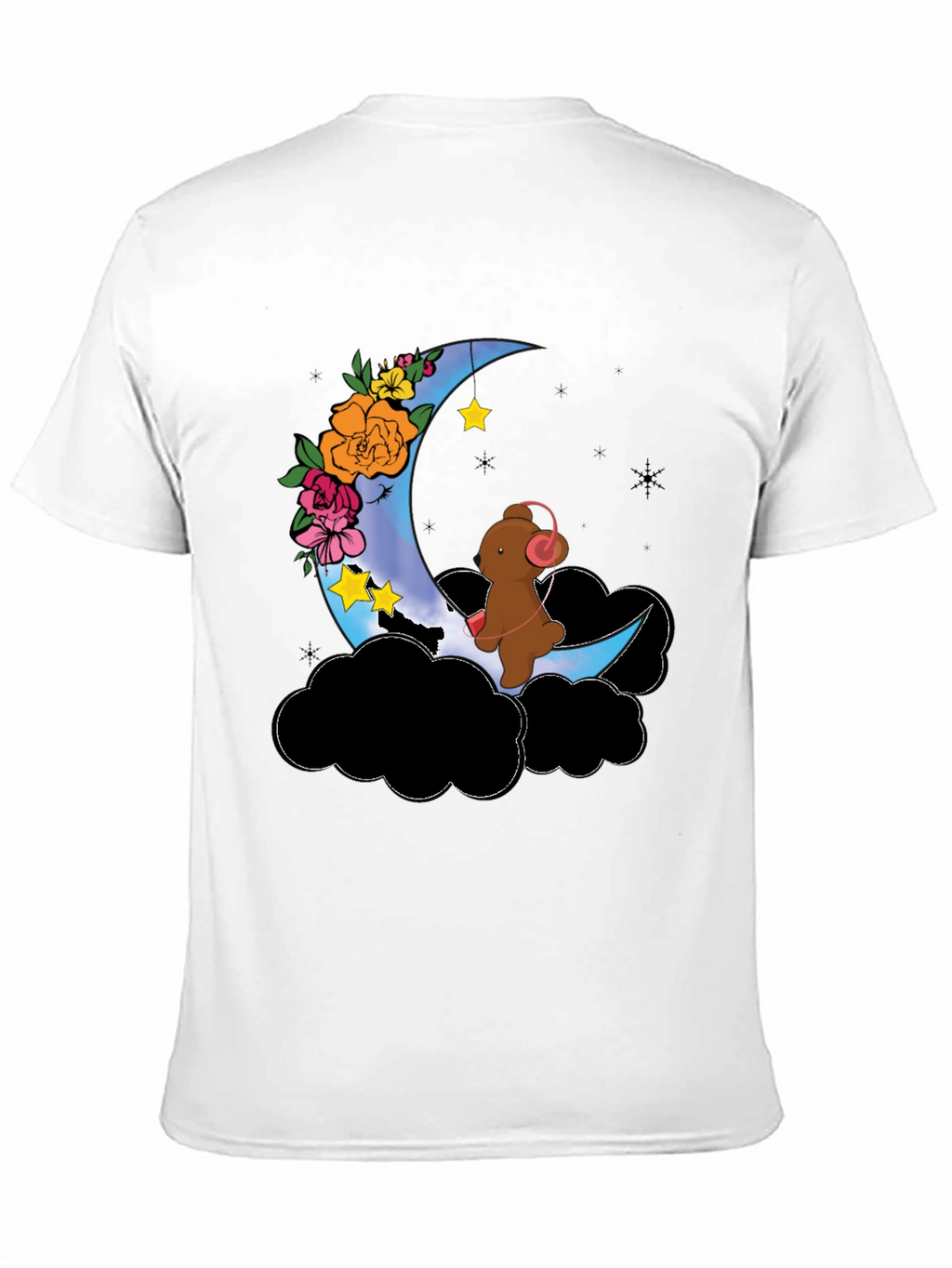 Moon Bear Graphic Tee - Dreamy Night Shirt