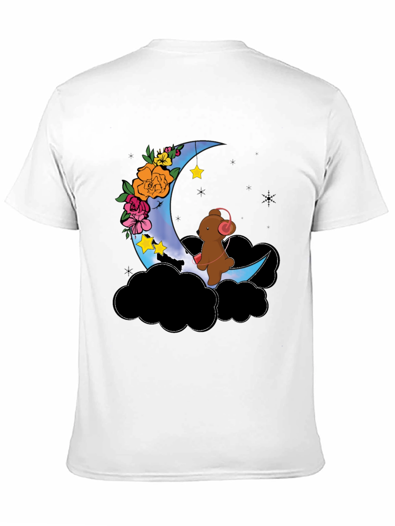 Moon Bear Graphic Tee - Dreamy Night Shirt