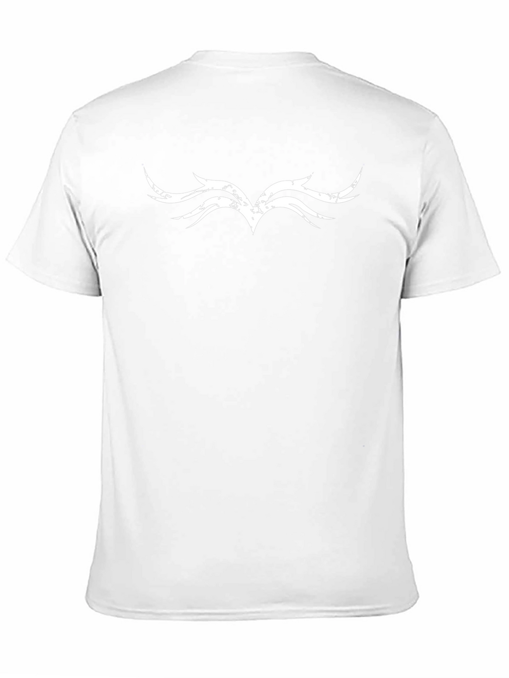 Distressed Tribal Wing Black T-Shirt