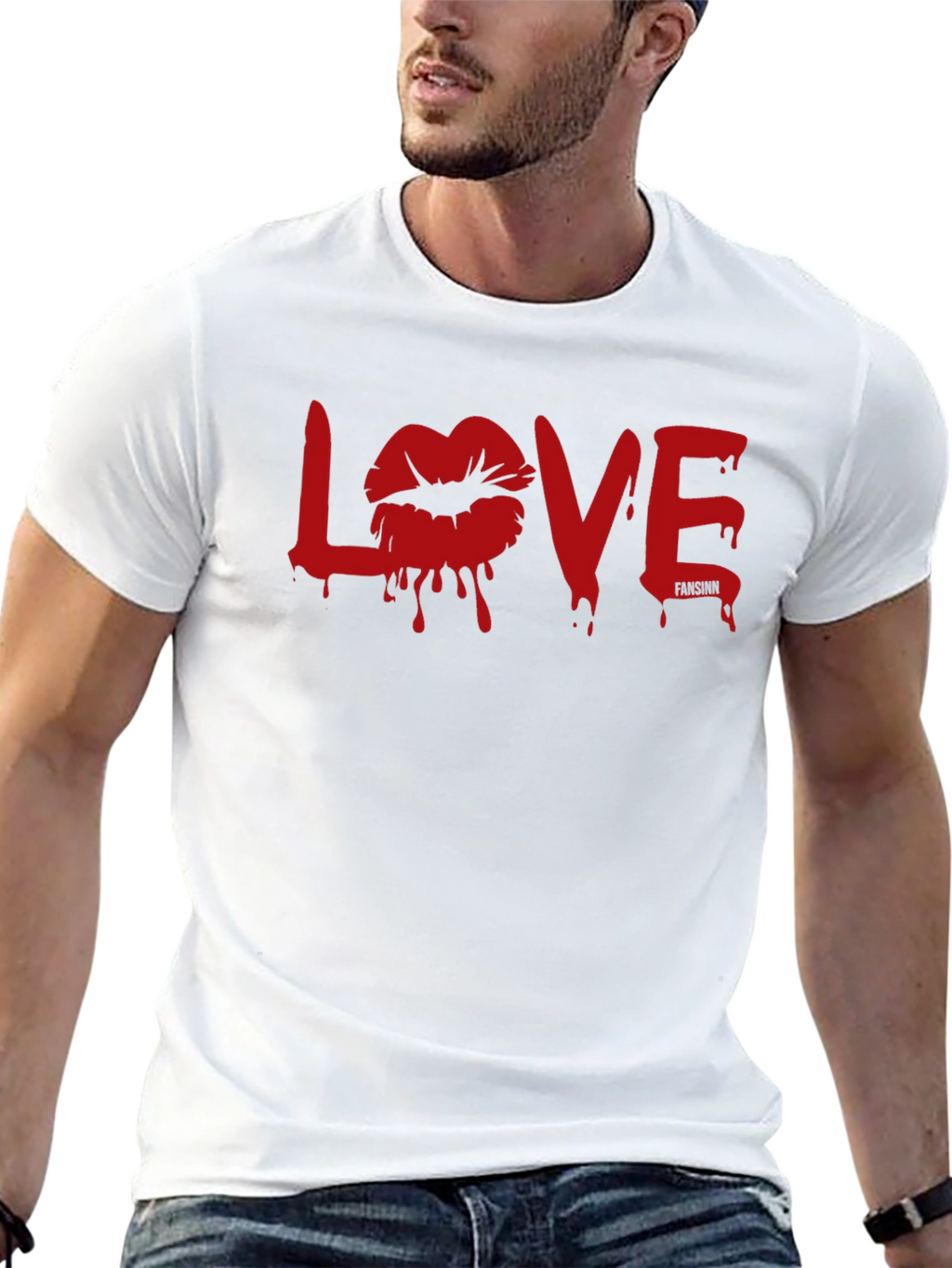 Love Lips Graphic Print T-Shirt