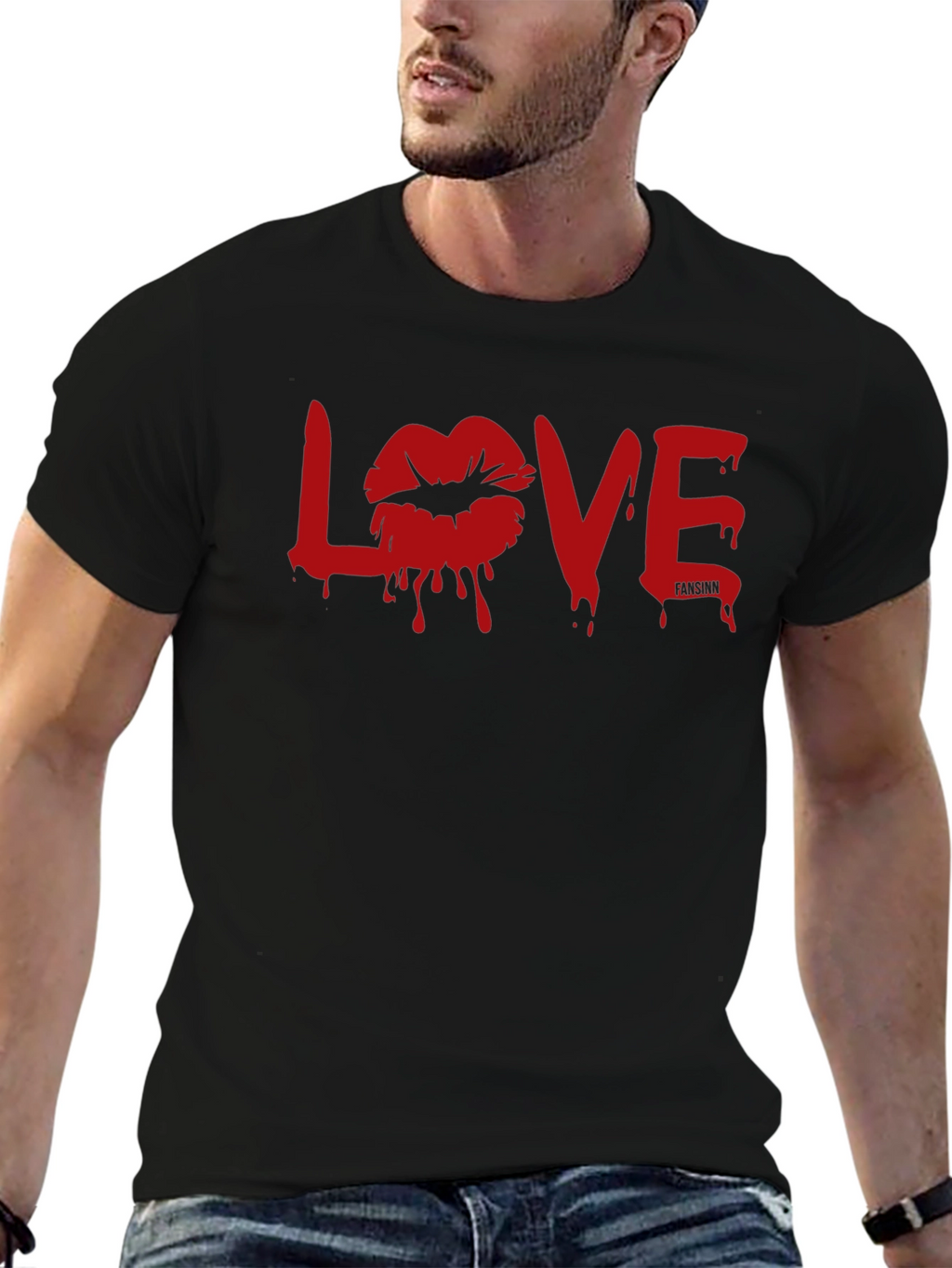Love Lips Graphic Print T-Shirt