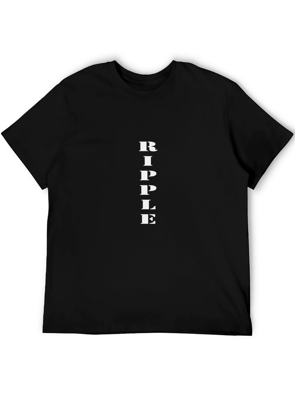 Ripple Tee - Classic Black Cotton