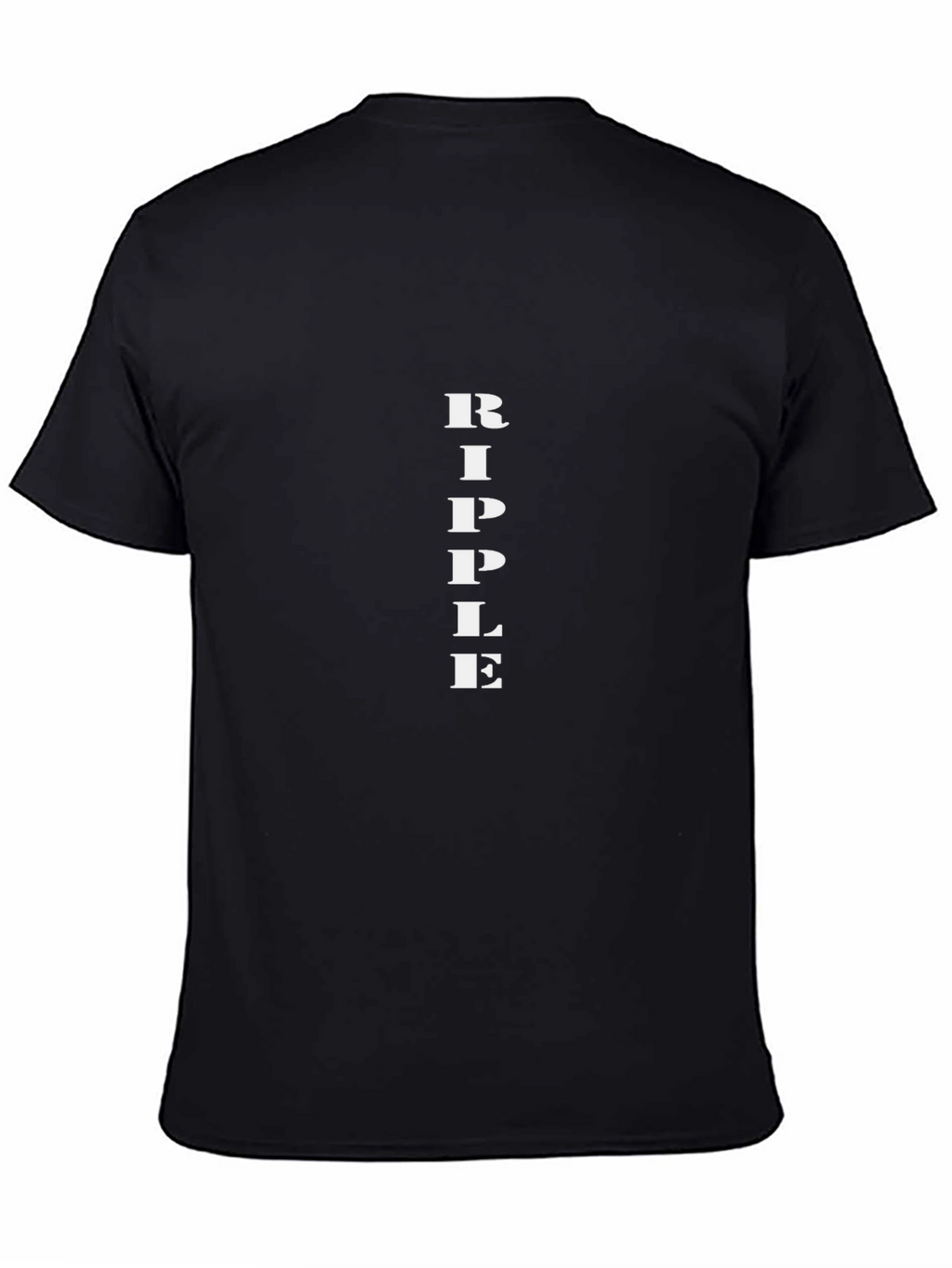 Ripple Tee - Classic Black Cotton