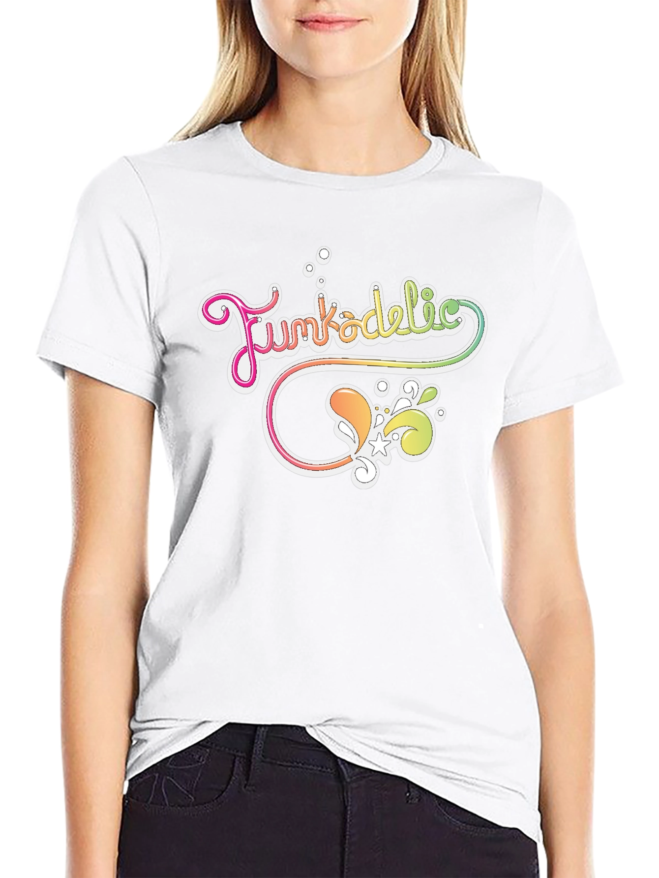 Funkadelic Graphic Print Black T-Shirt