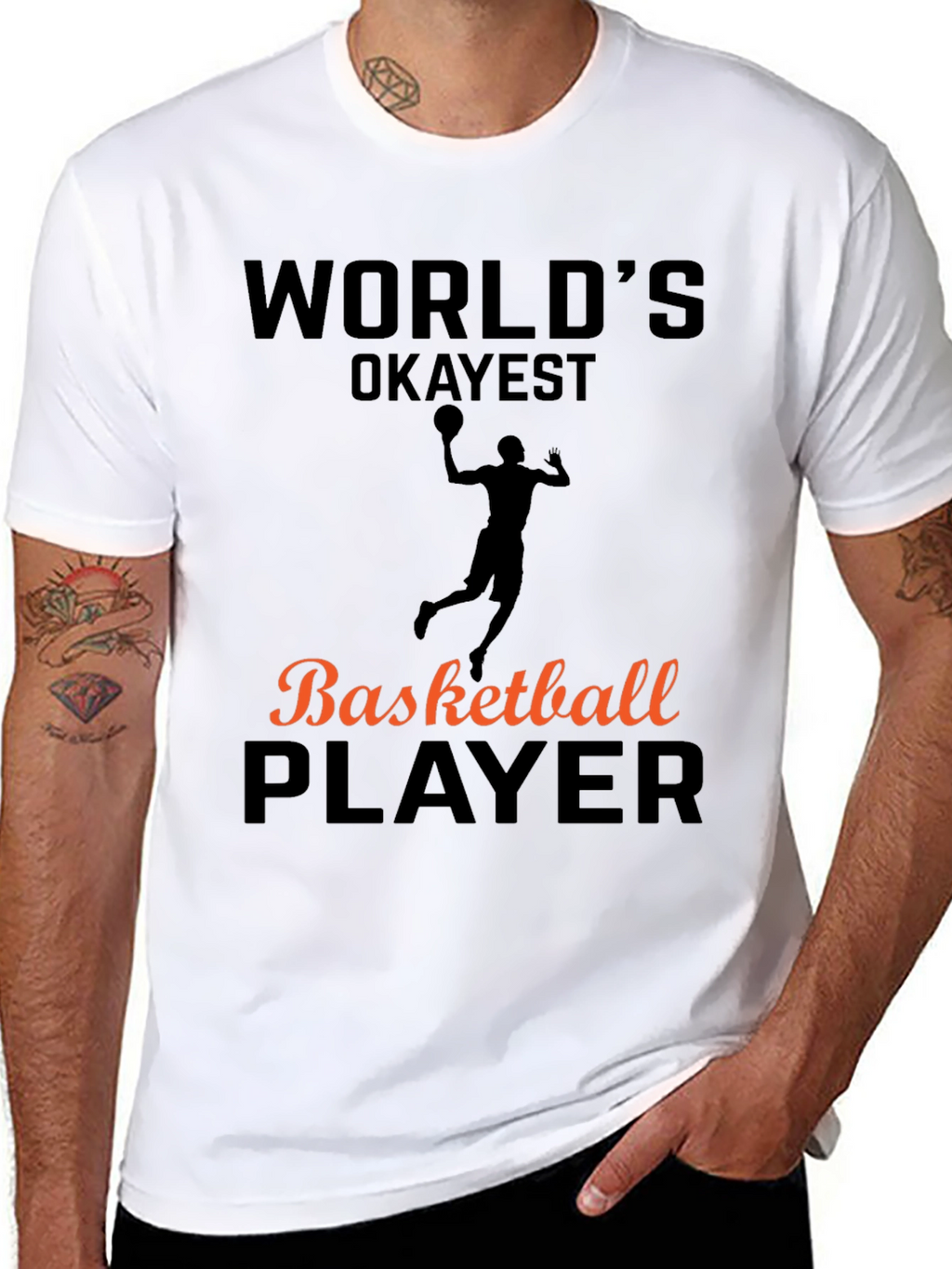 Worlds Okayest Basketball Player T-Shirt