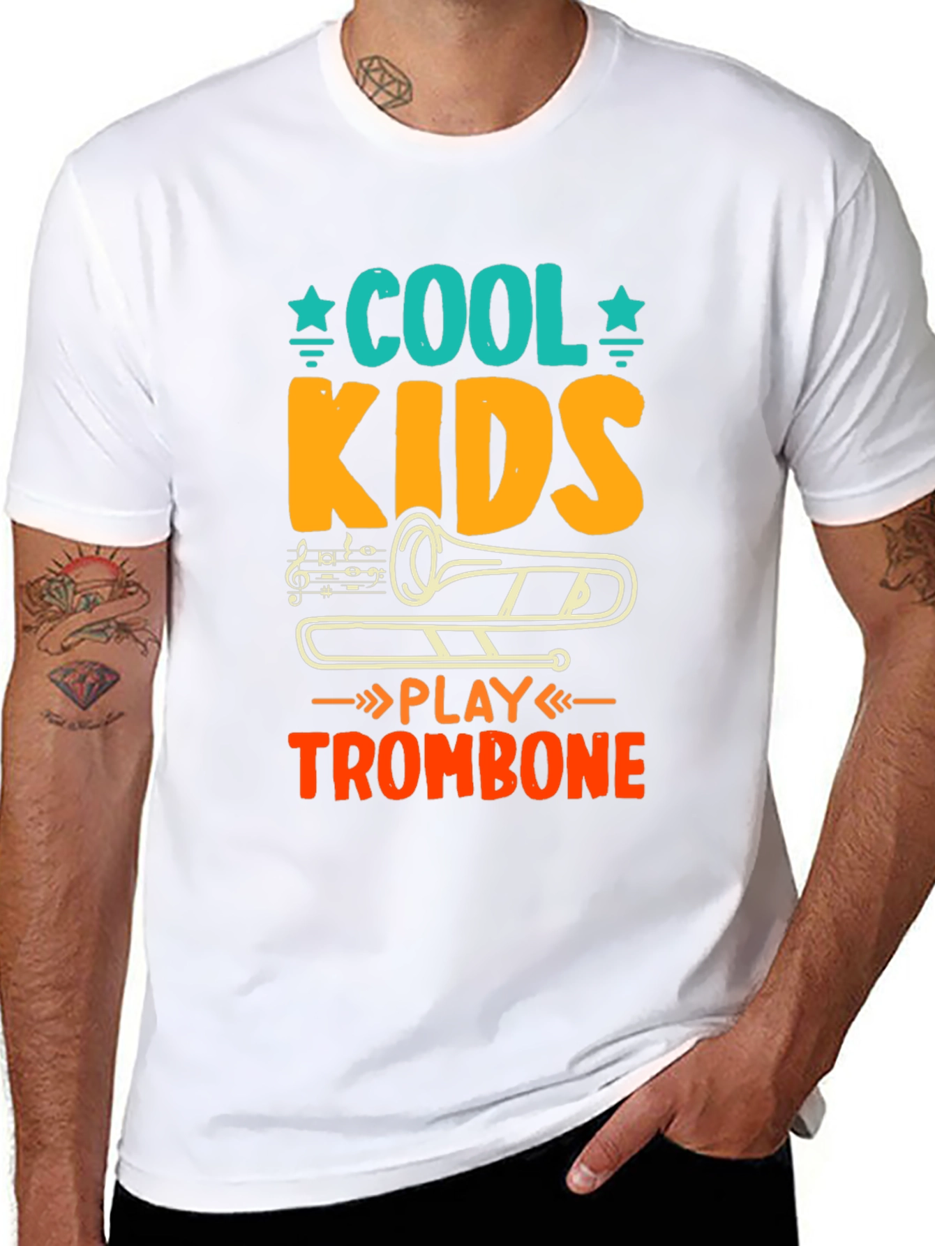 Cool Kids Play Trombone T-Shirt