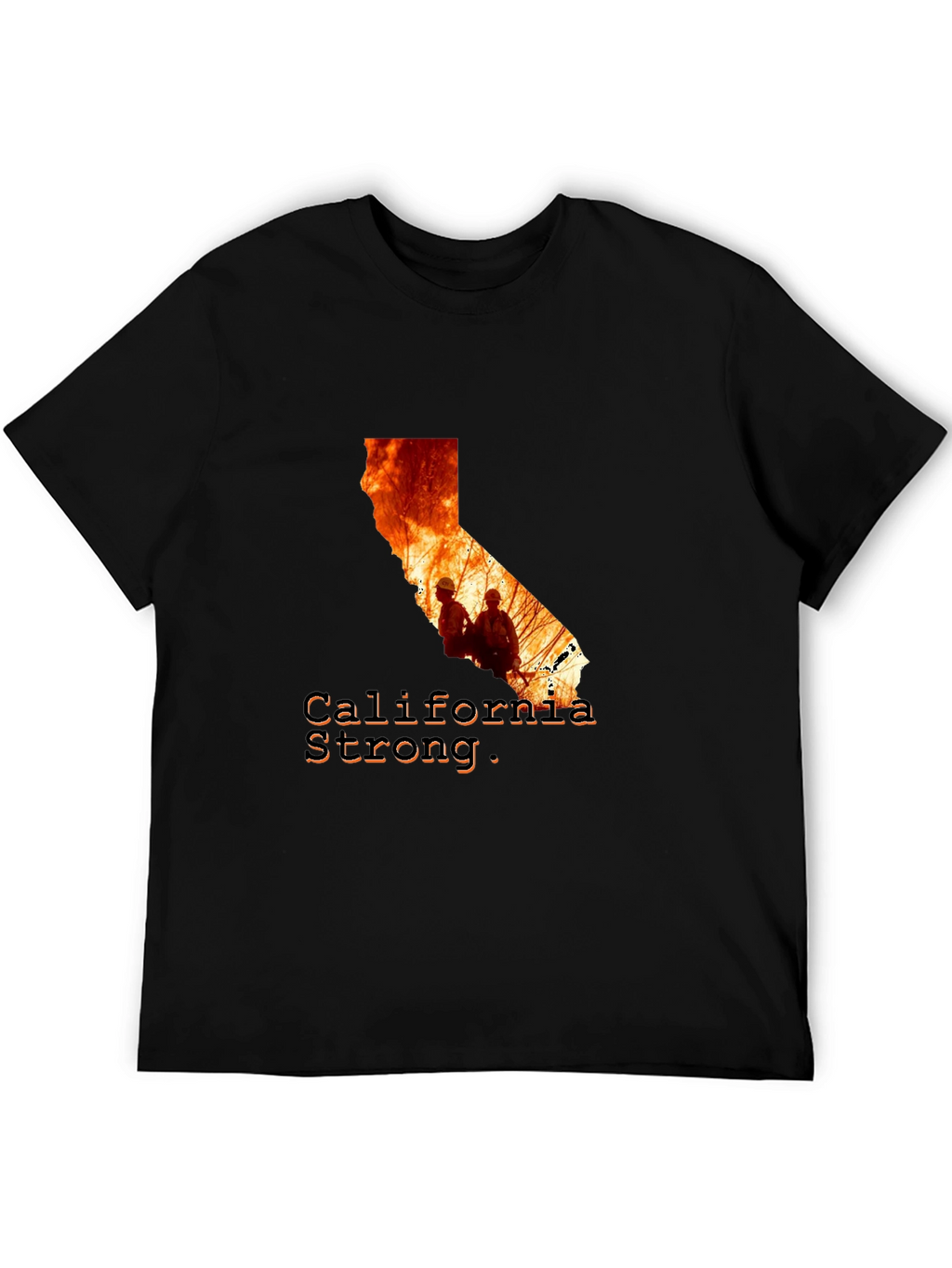 California Strong Firefighter T-Shirt