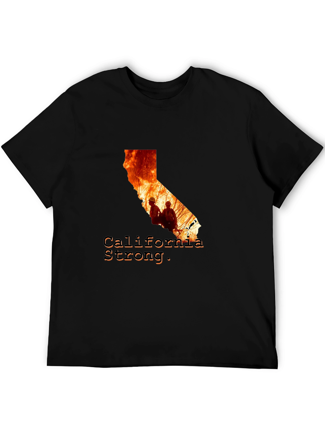 California Strong Firefighter T-Shirt