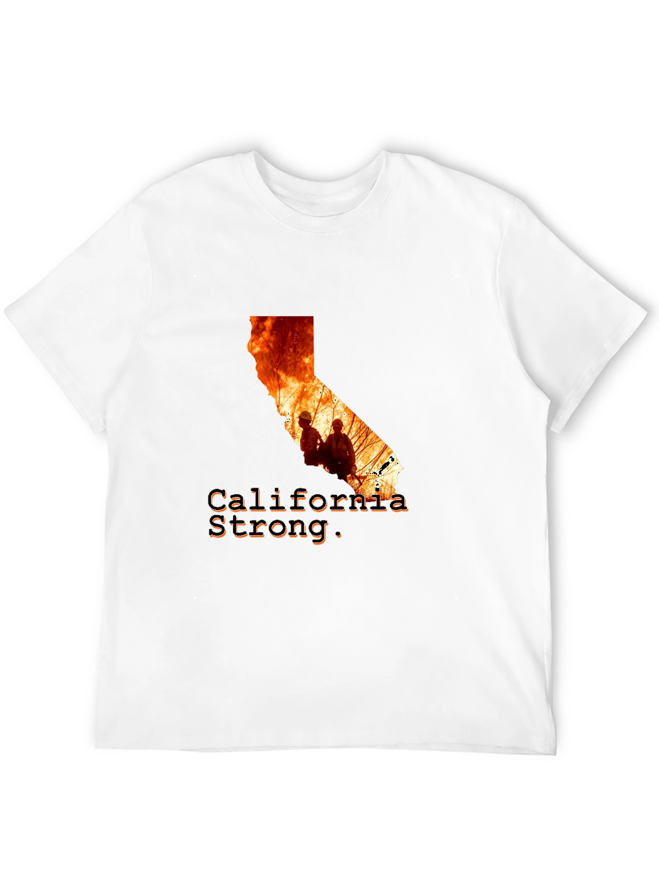 California Strong Firefighter T-Shirt