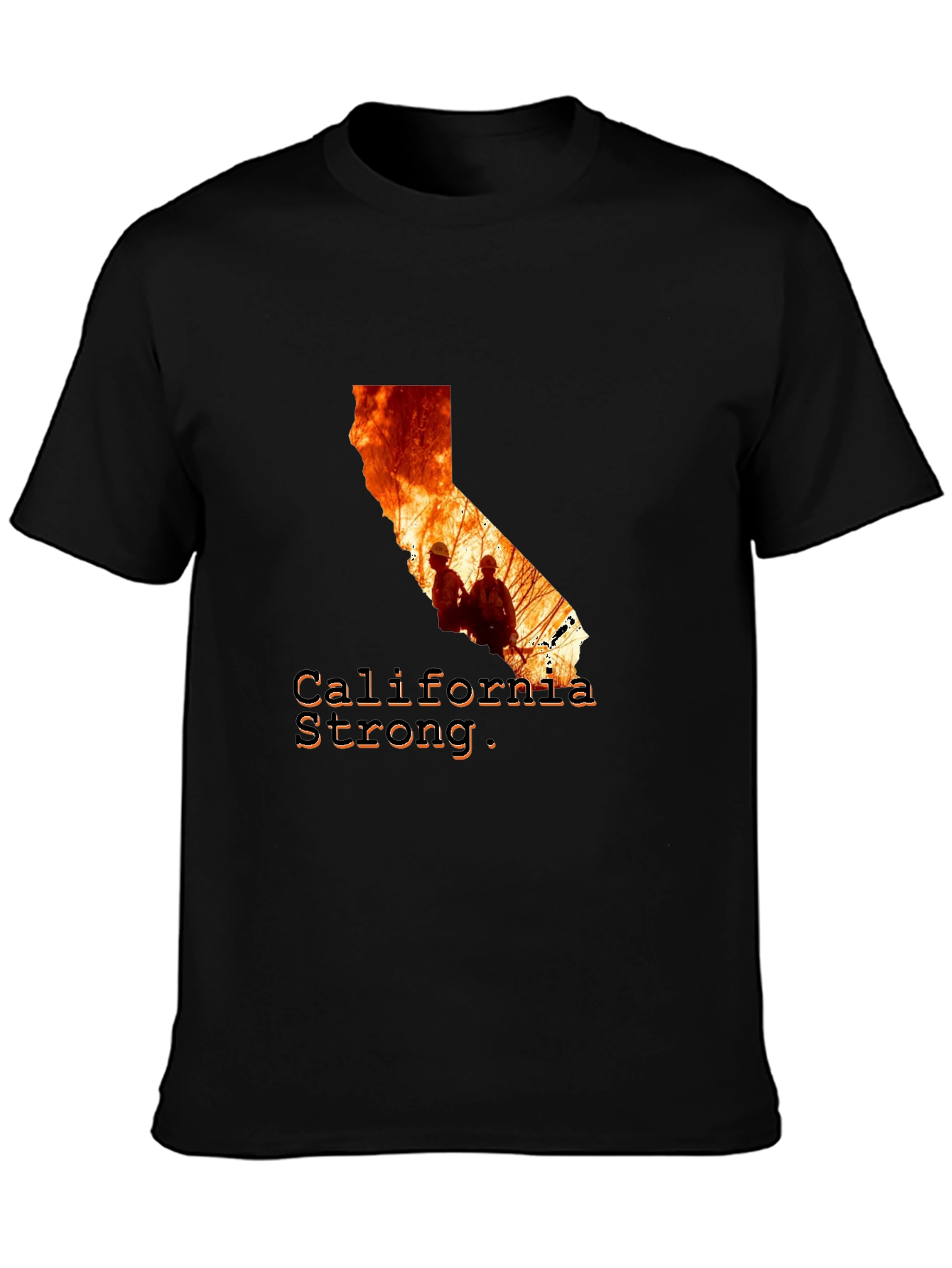 California Strong Firefighter T-Shirt