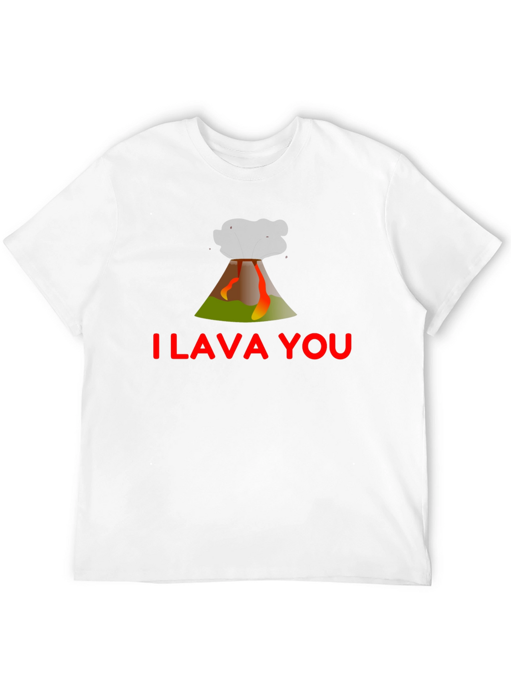 I Lava You Graphic Tee - Trendy Black T-Shirt