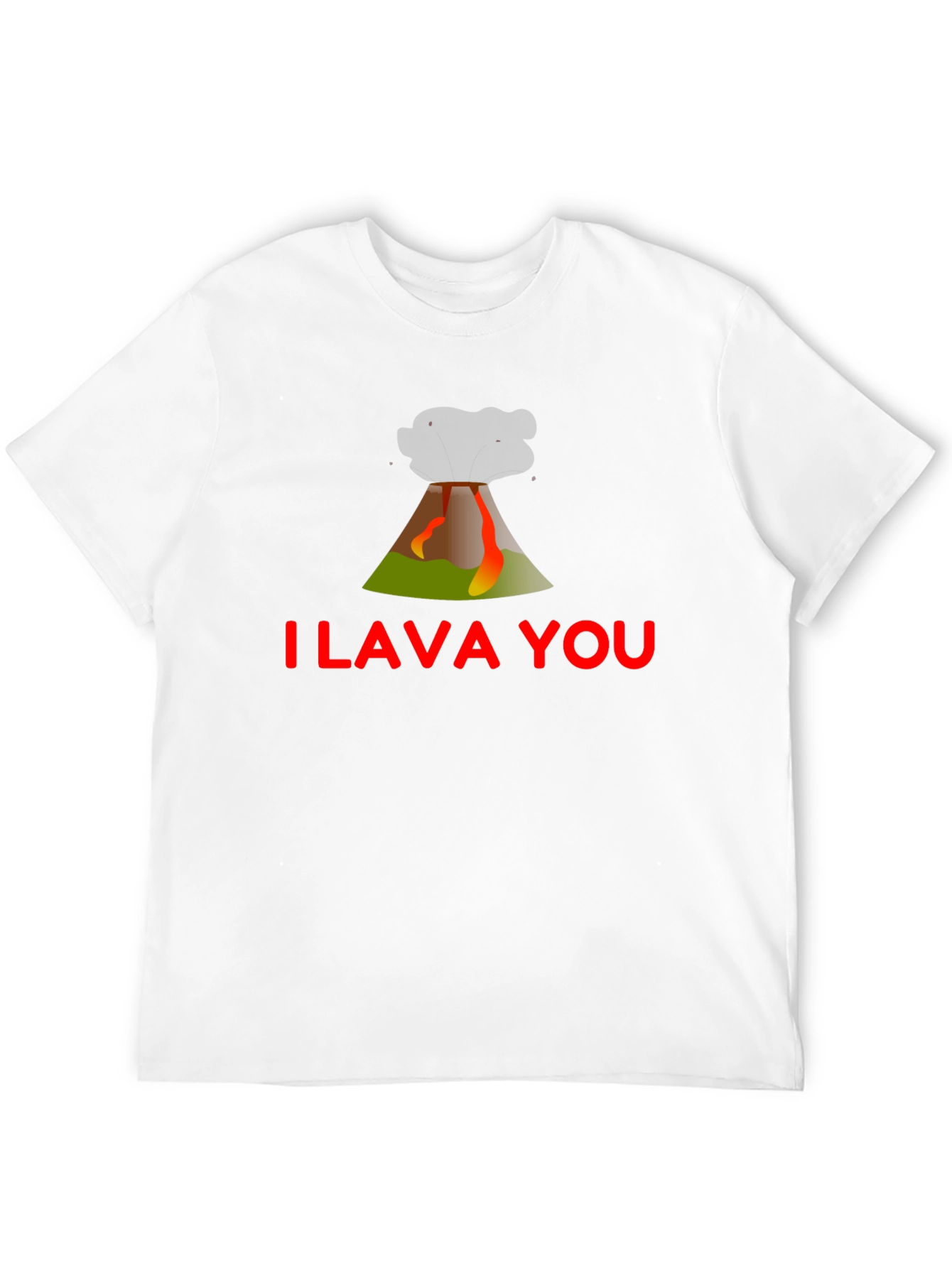 I Lava You Graphic Tee - Trendy Black T-Shirt