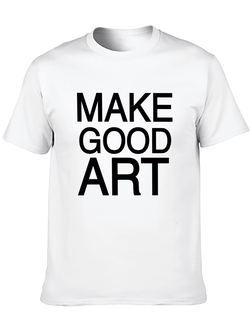 Make Good Art Black Graphic Tee