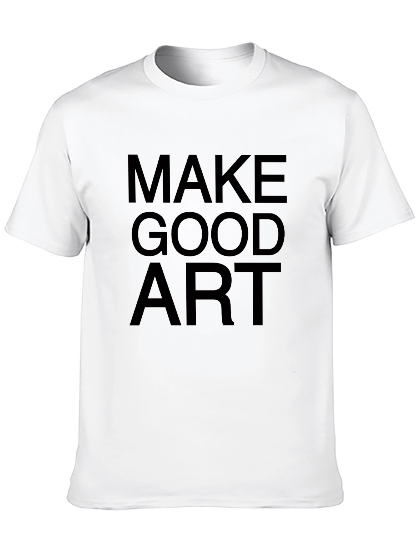 Make Good Art Black Graphic Tee