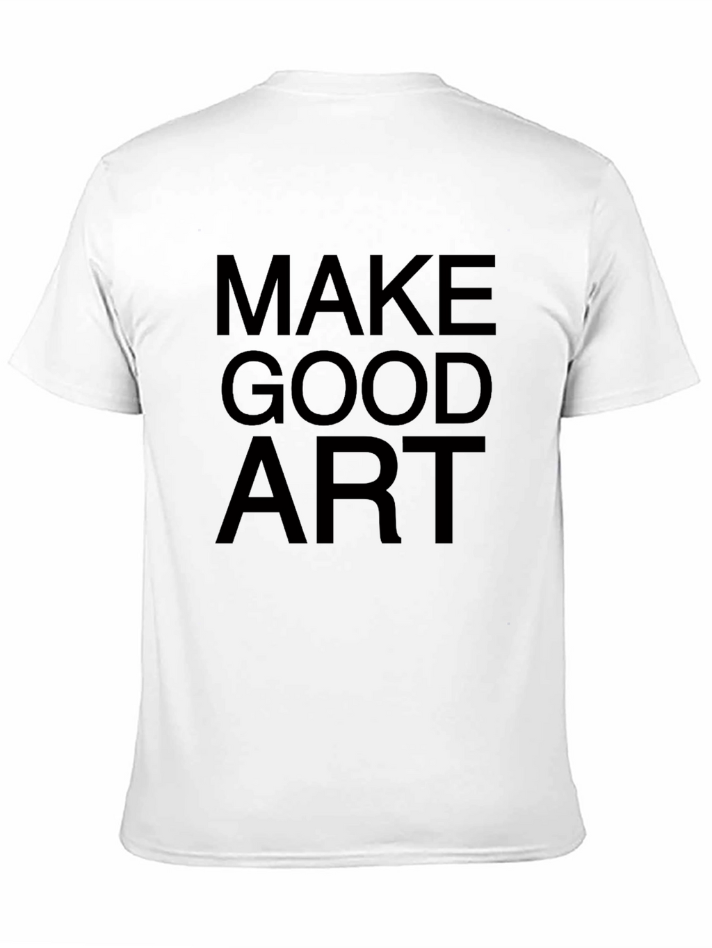 Make Good Art Black Graphic Tee