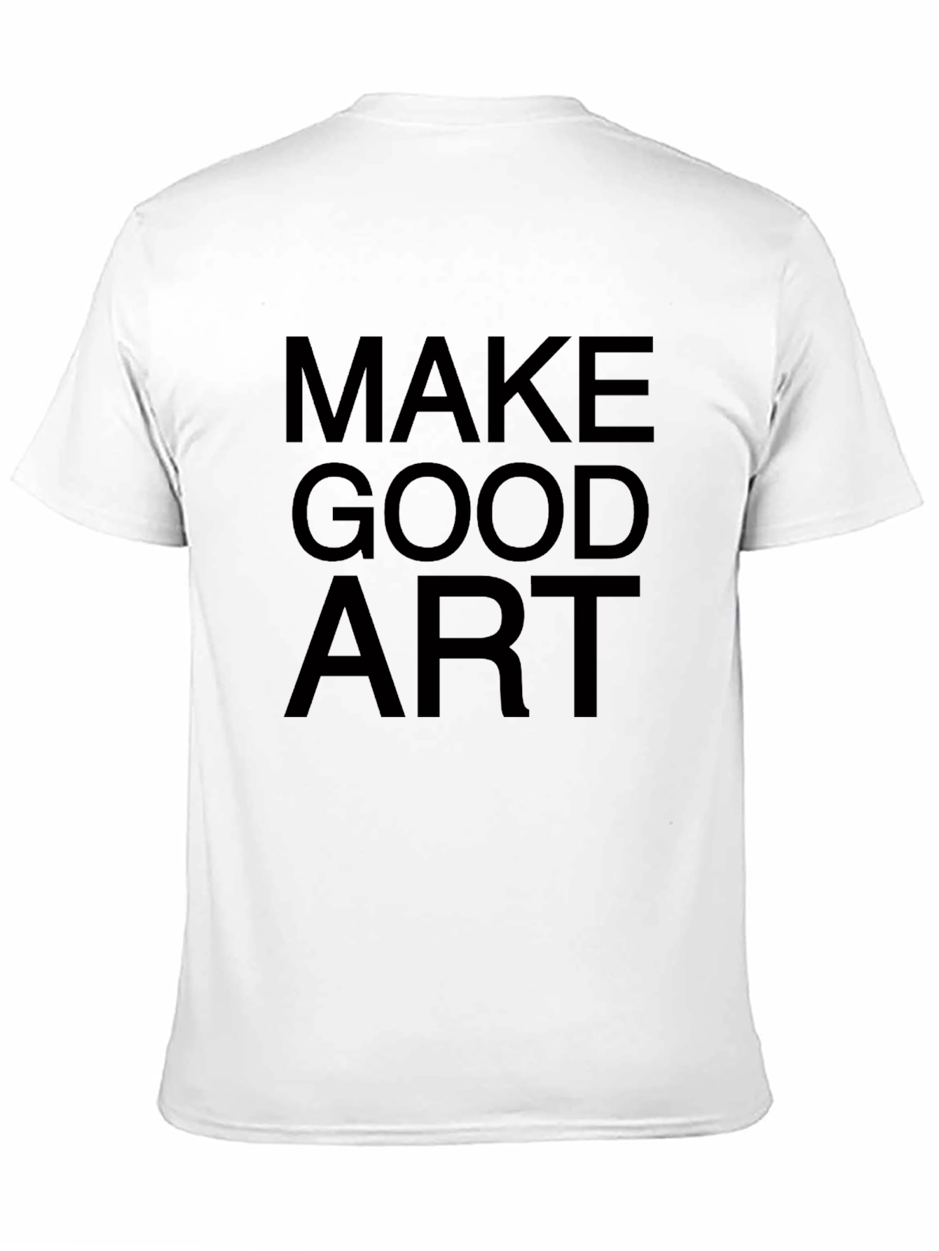 Make Good Art Black Graphic Tee