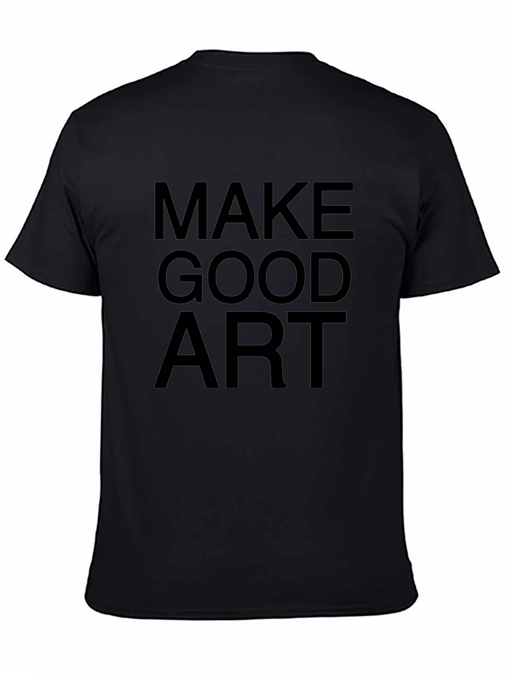 Make Good Art Black Graphic Tee