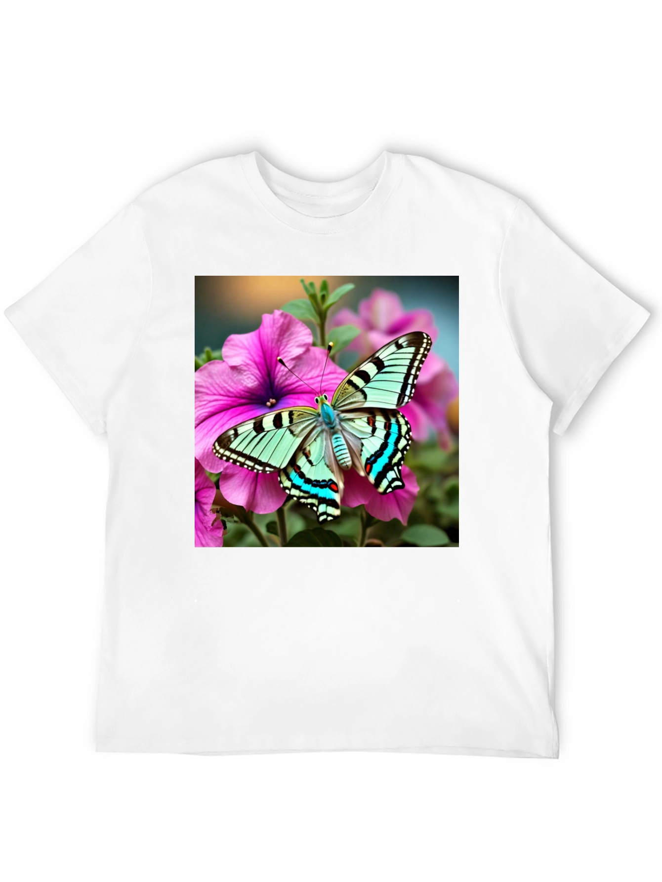 Butterfly on Flower Graphic Tee
