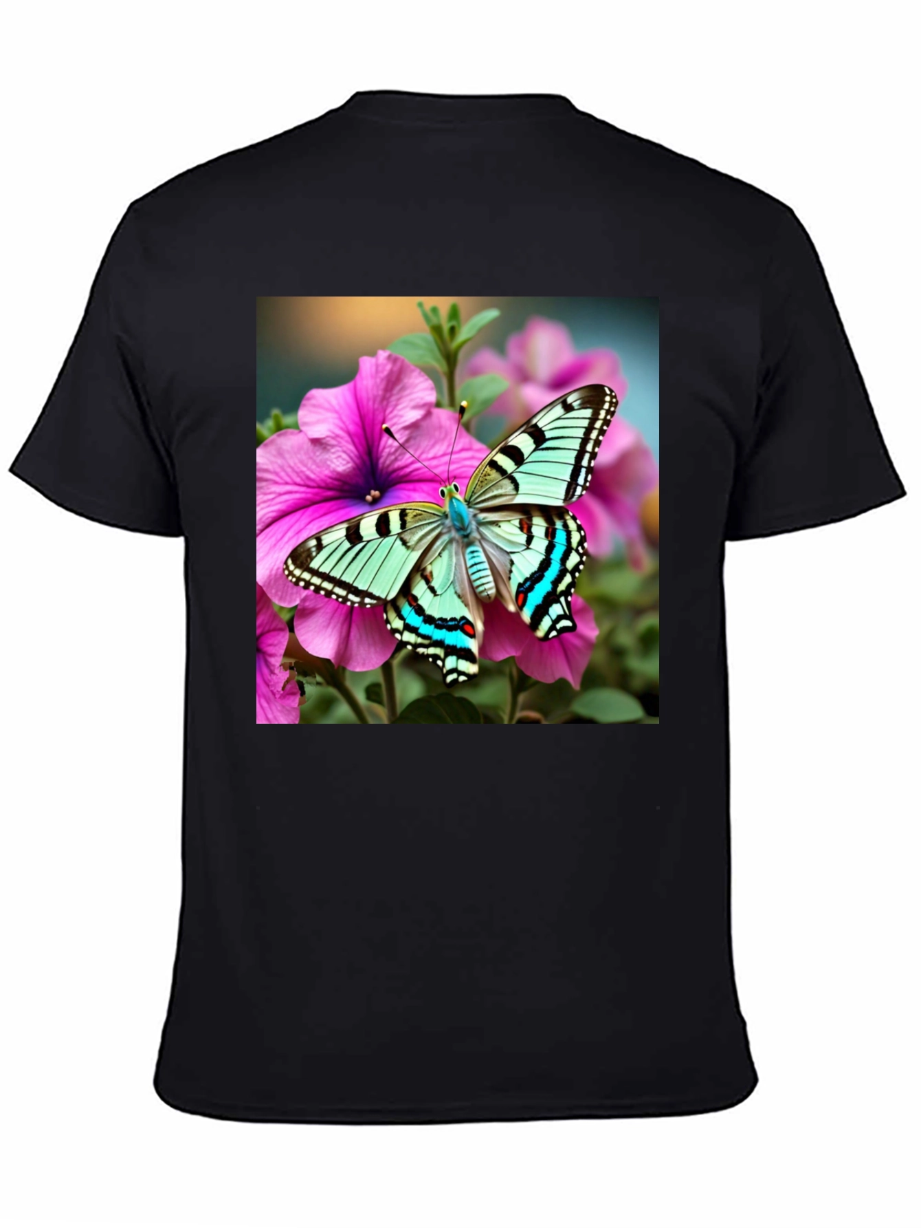Butterfly on Flower Graphic Tee