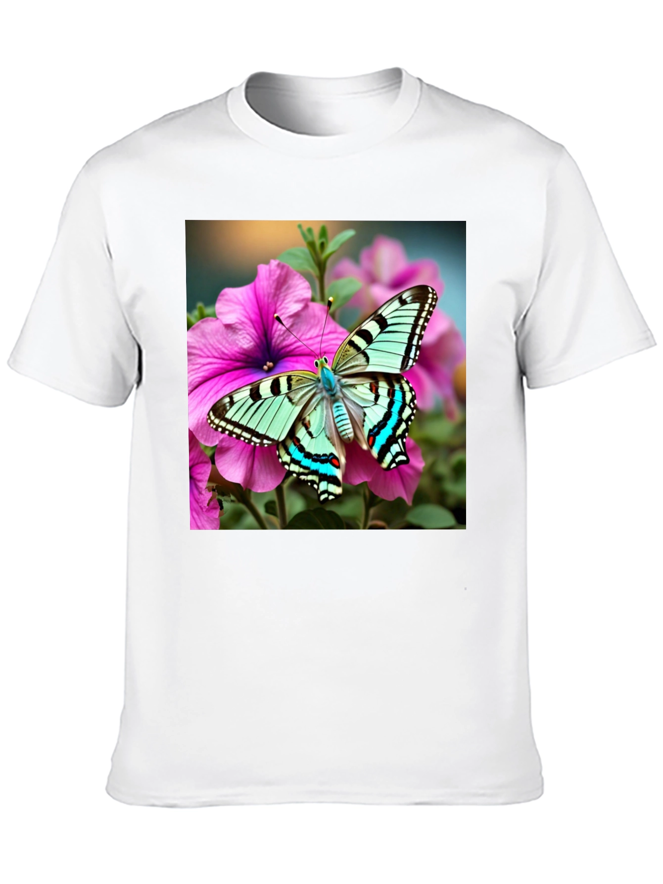 Butterfly on Flower Graphic Tee