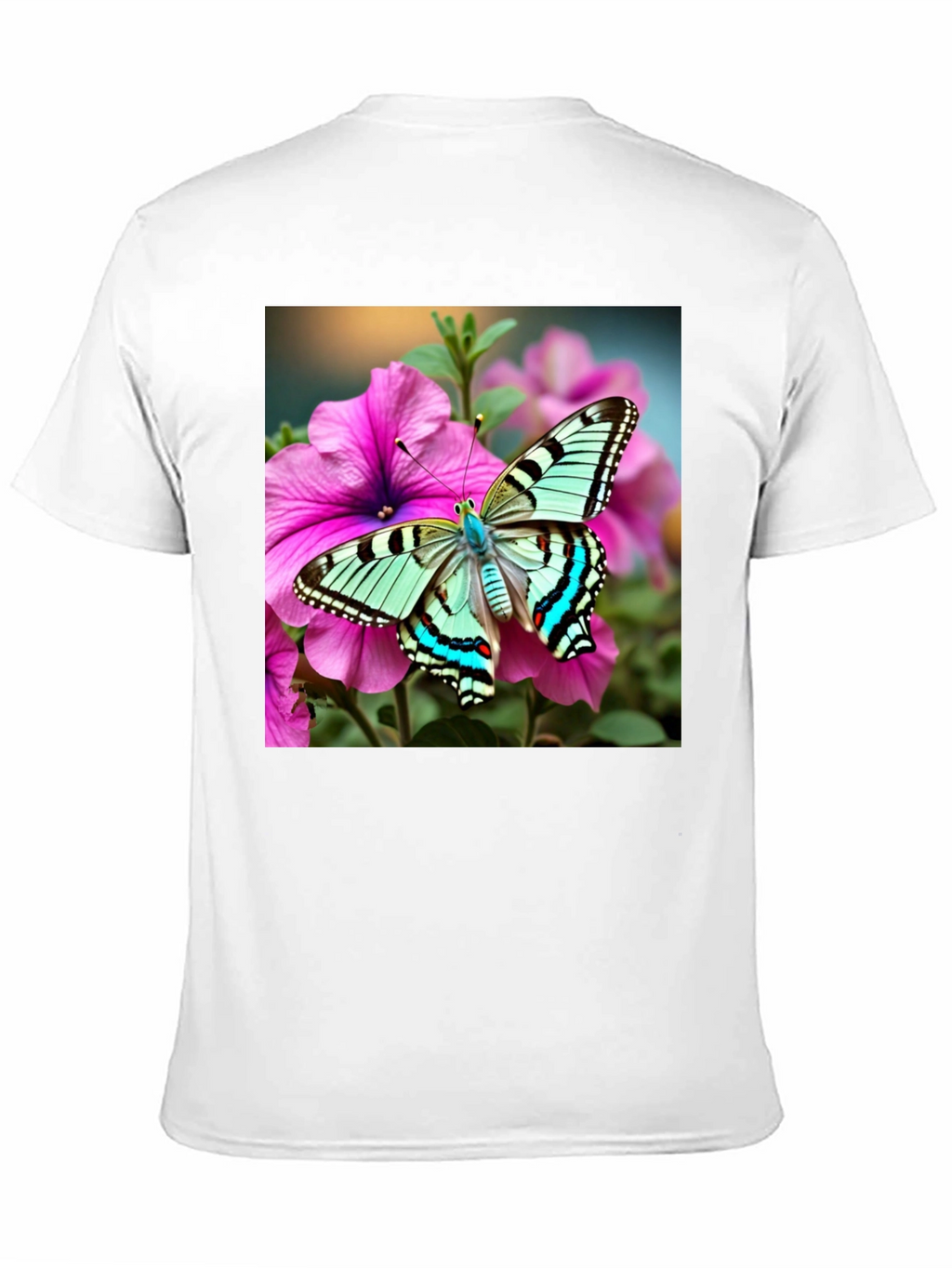 Butterfly on Flower Graphic Tee