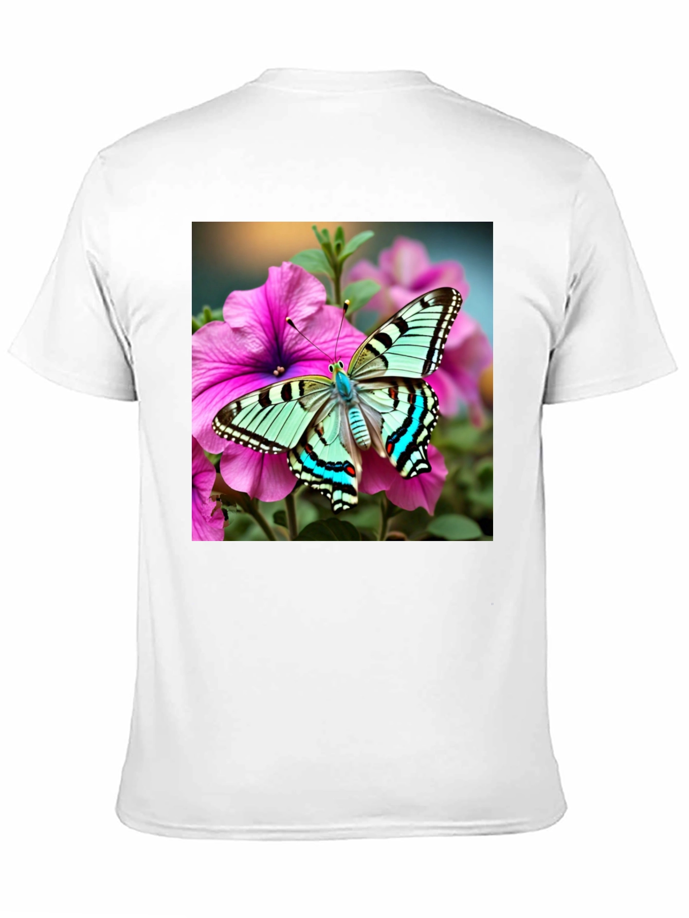 Butterfly on Flower Graphic Tee