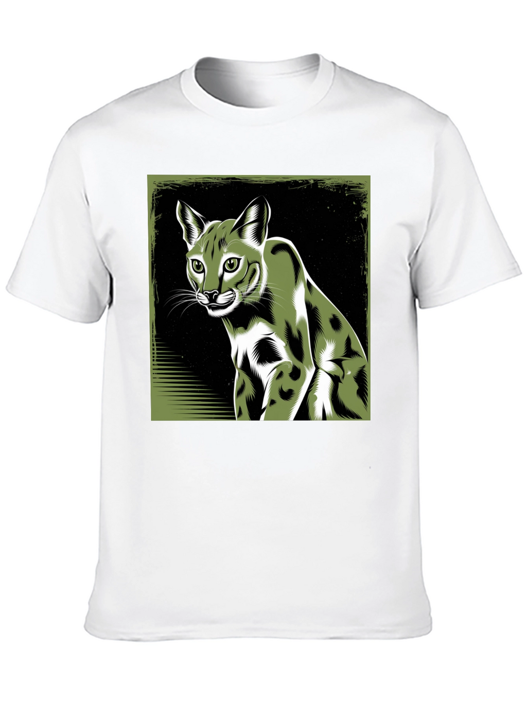 Cool Caracal Cat Graphic Tee