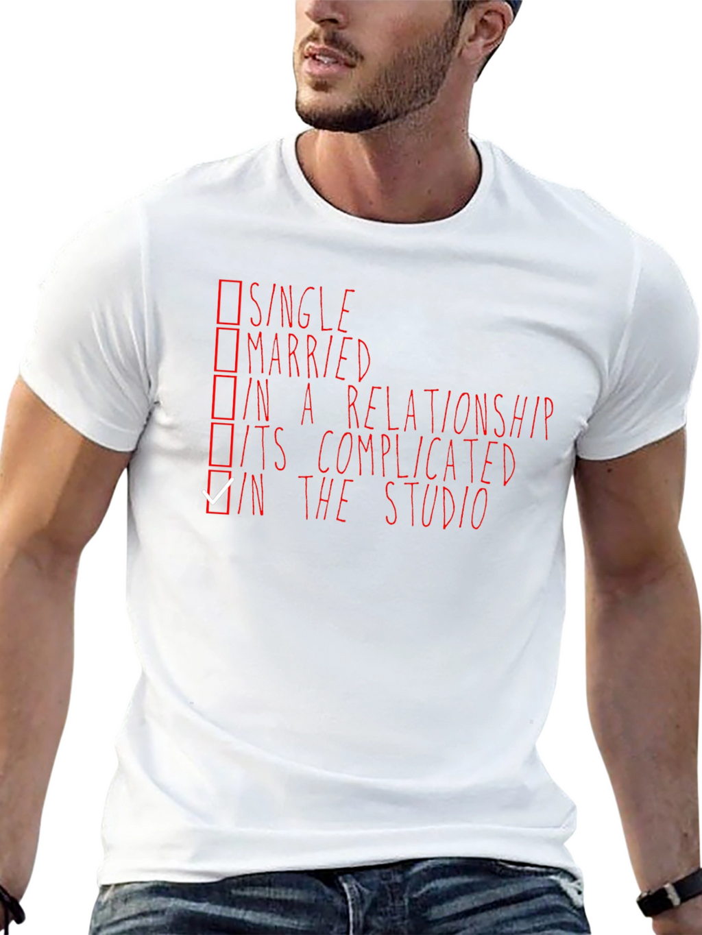 In The Studio T-Shirt Funny Musician Tee