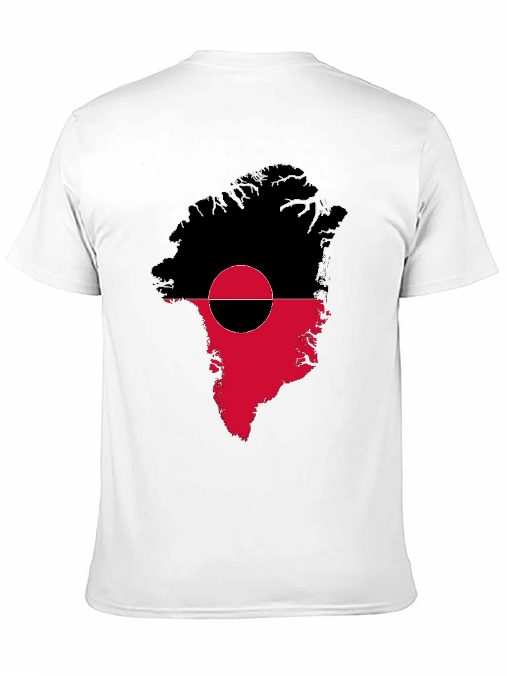 Greenland Flag T-Shirt - Unique Map Design