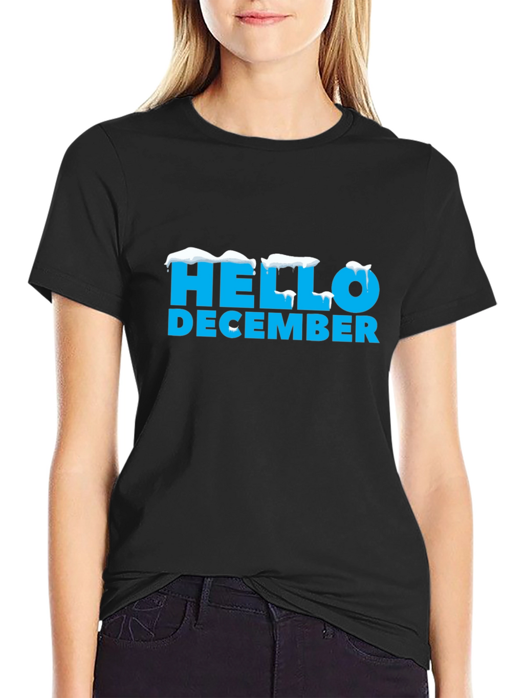 Hello December Holiday Graphic Tee