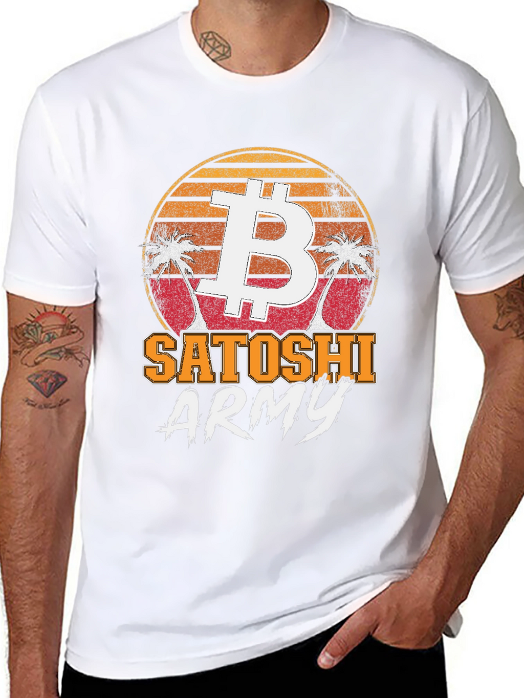 Bitcoin Satoshi Army T-Shirt Crypto Tee