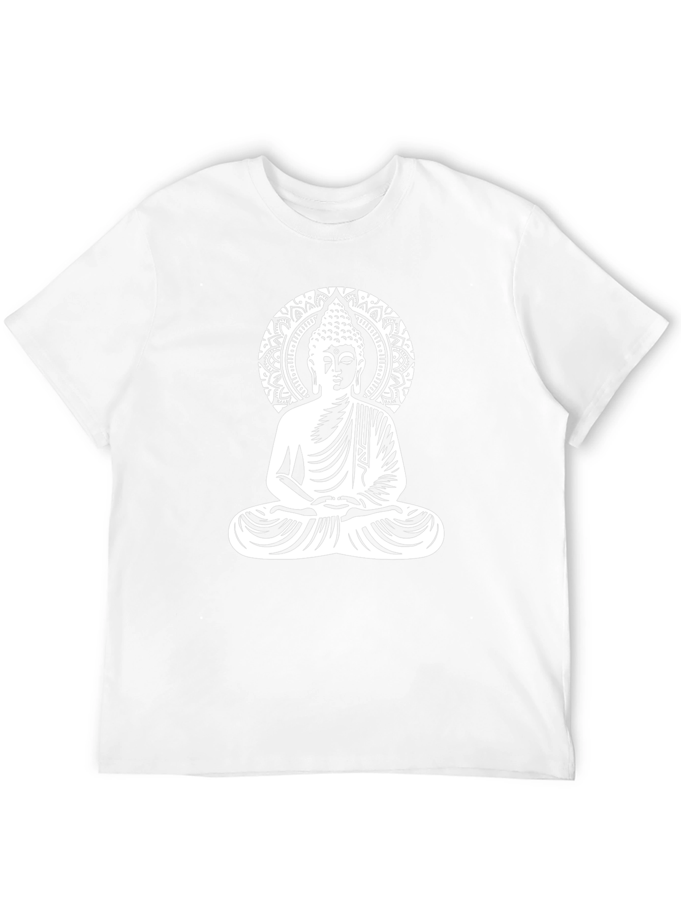 Buddha Graphic Black Tee - Meditate in Style