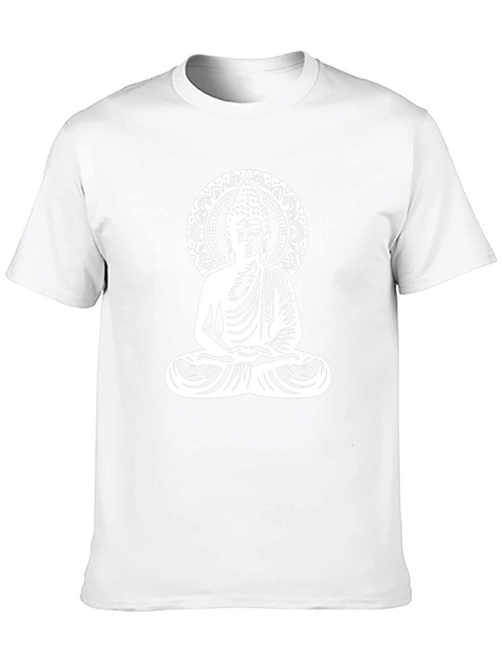 Buddha Graphic Black Tee - Meditate in Style