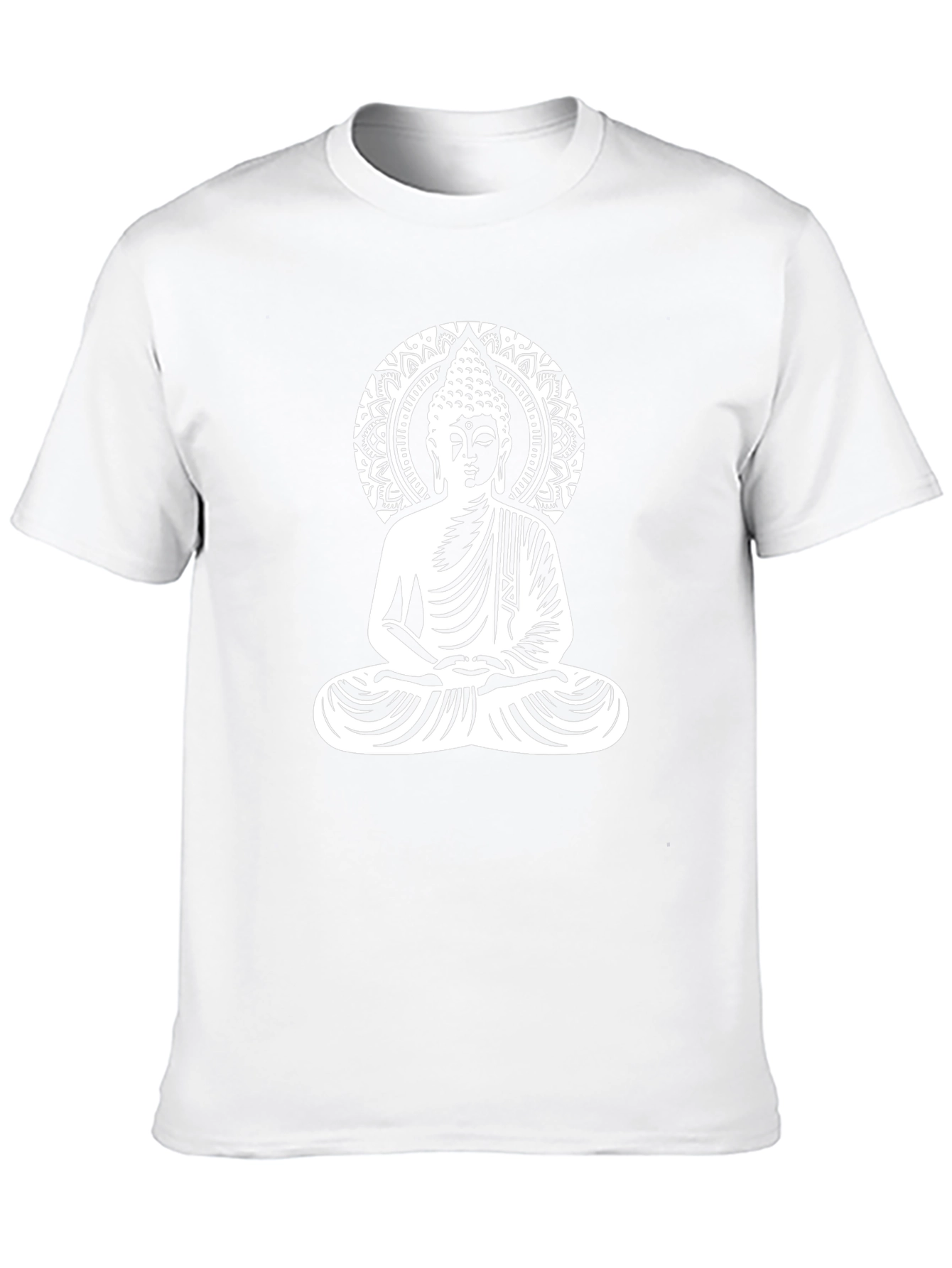 Buddha Graphic Black Tee - Meditate in Style