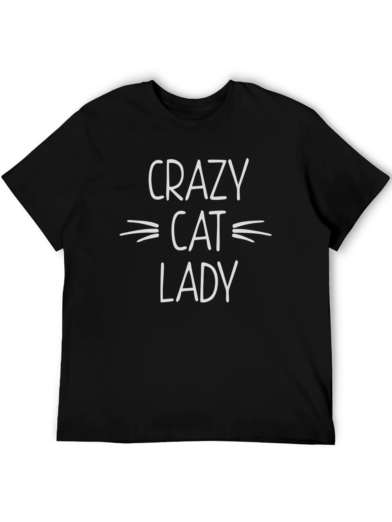 Crazy Cat Lady T-Shirt - Black