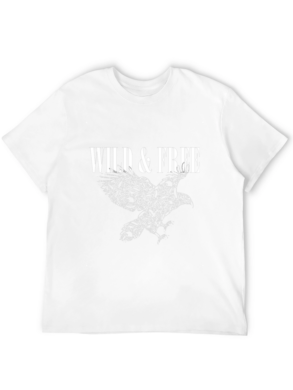 Wild & Free Eagle Graphic Black T-Shirt