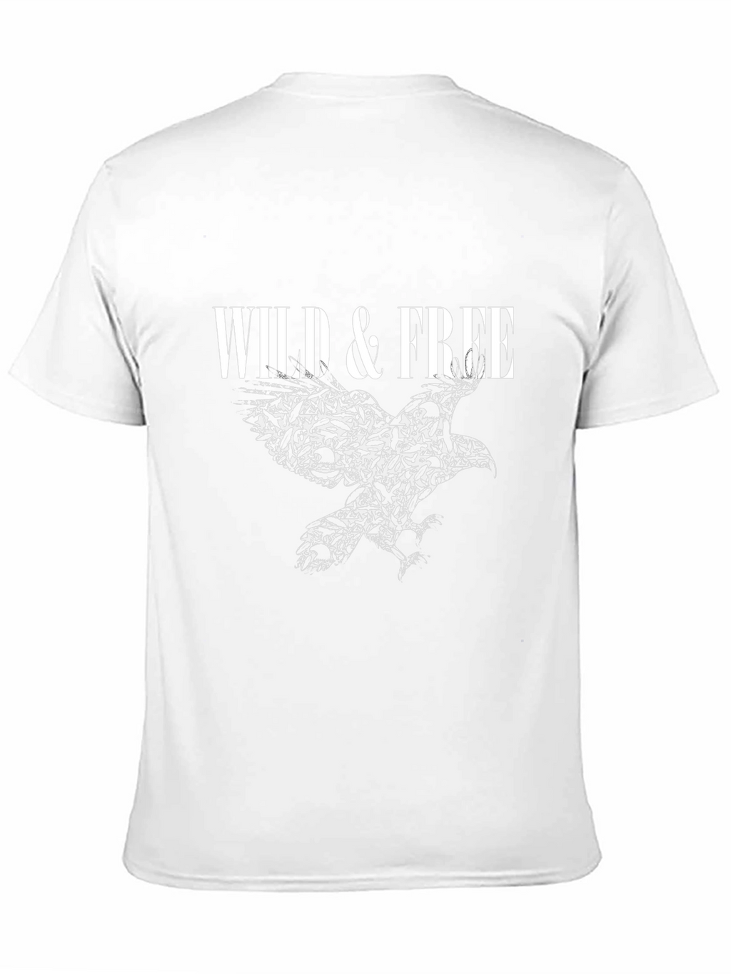Wild & Free Eagle Graphic Black T-Shirt