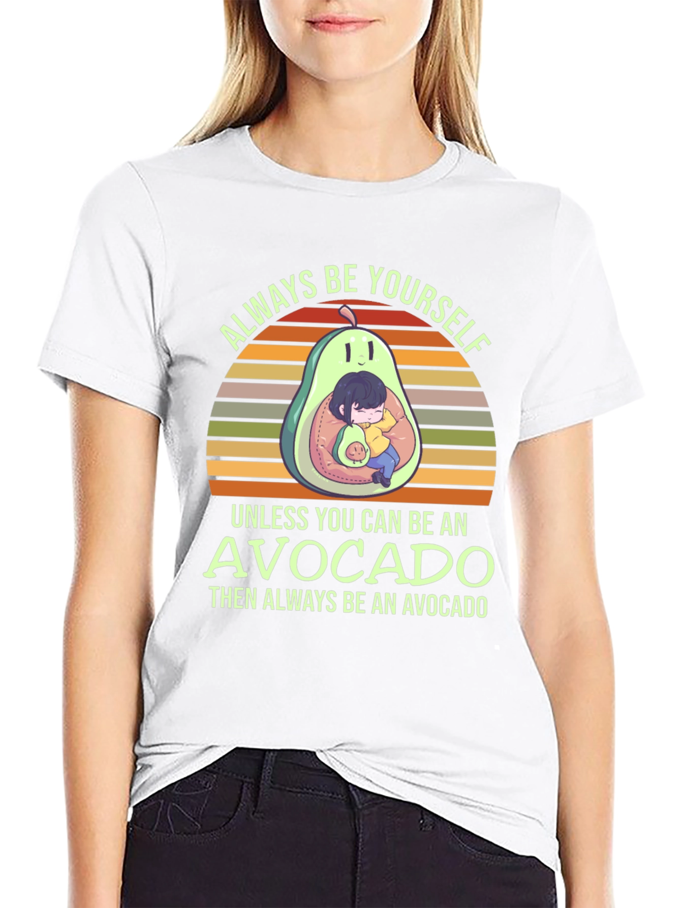 Always Be Yourself Avocado T-Shirt