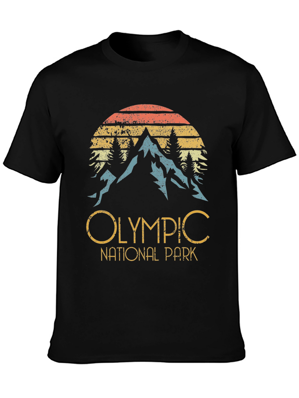 Olympic National Park Retro Graphic Tee