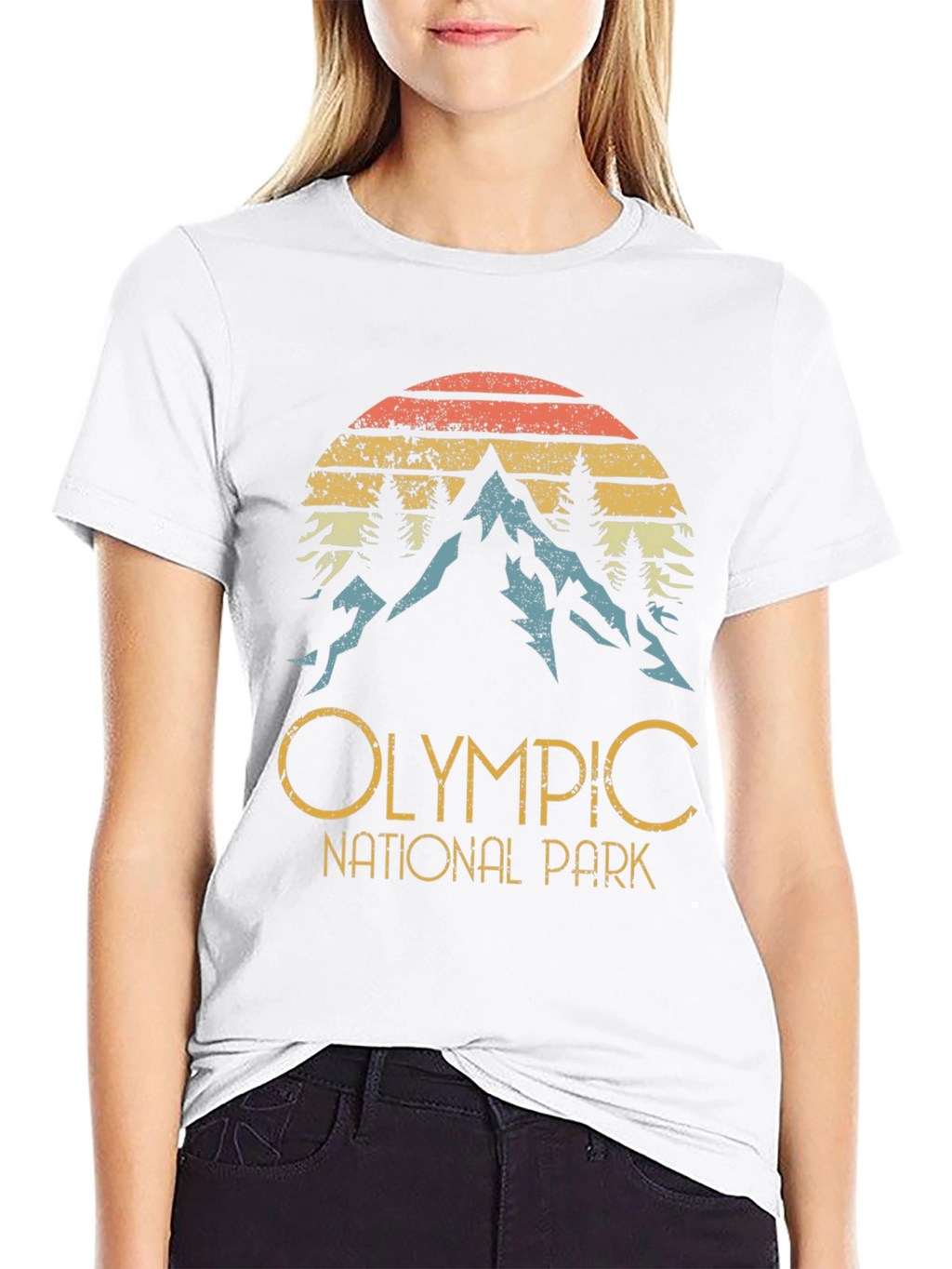 Olympic National Park Retro Graphic Tee