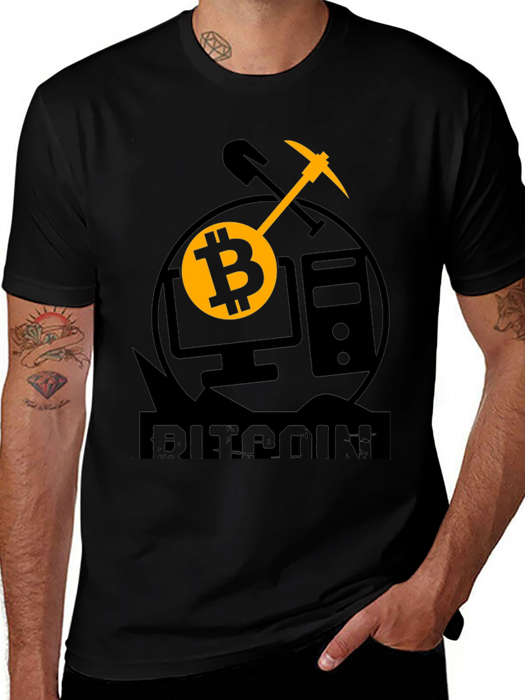Bitcoin Mining Black T-Shirt