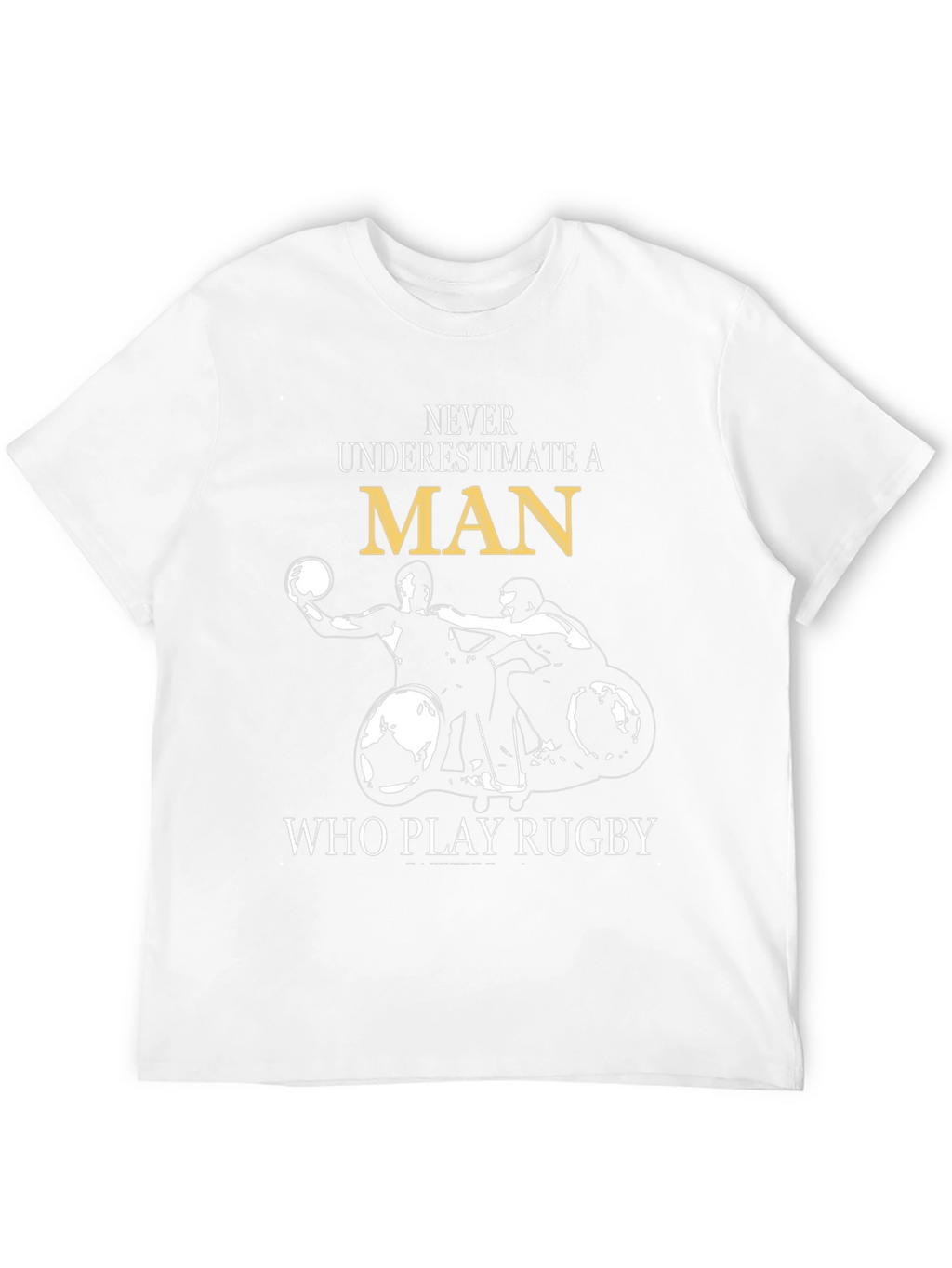Rugby Player Wheelchair T-Shirt