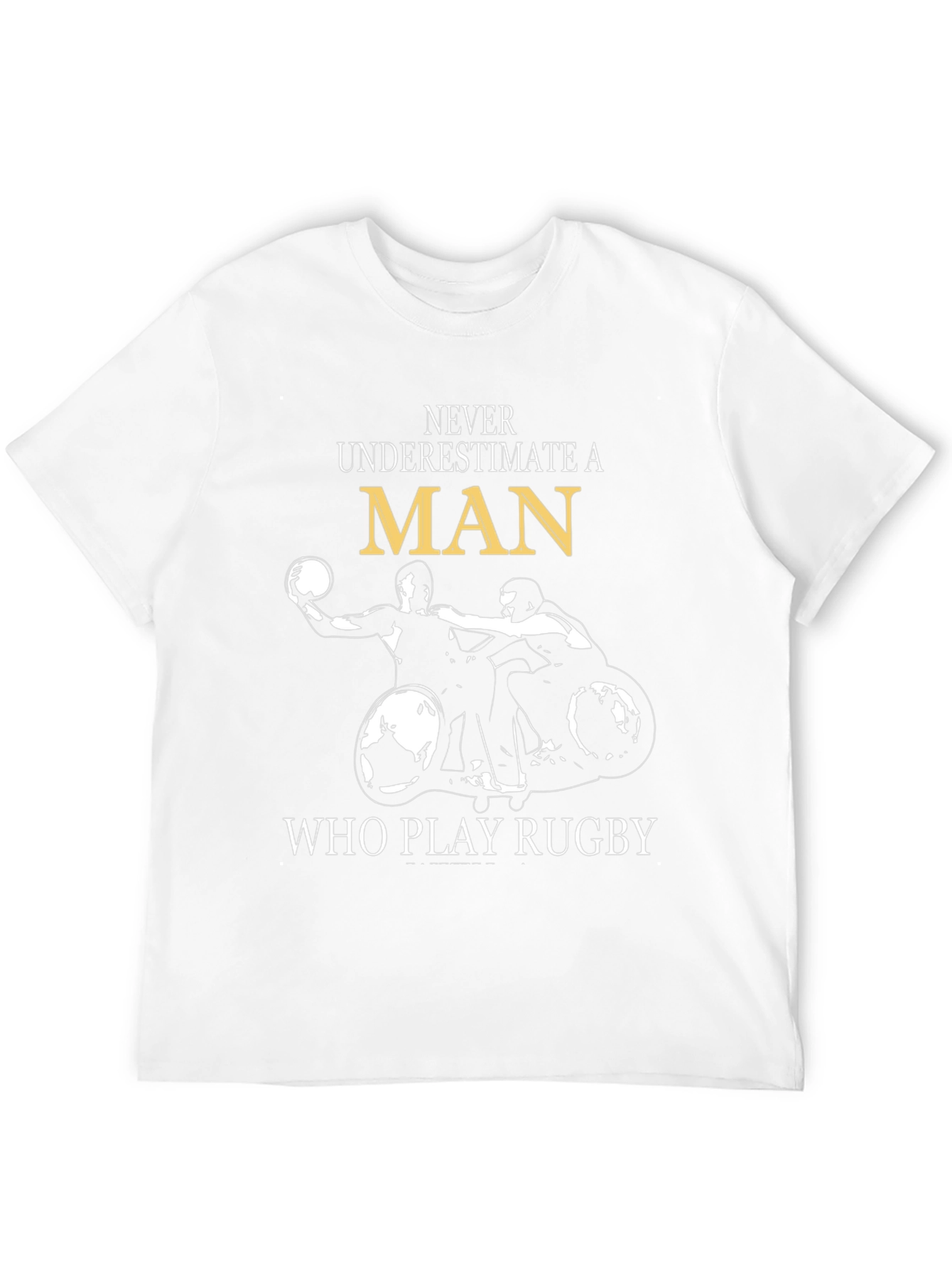 Rugby Player Wheelchair T-Shirt
