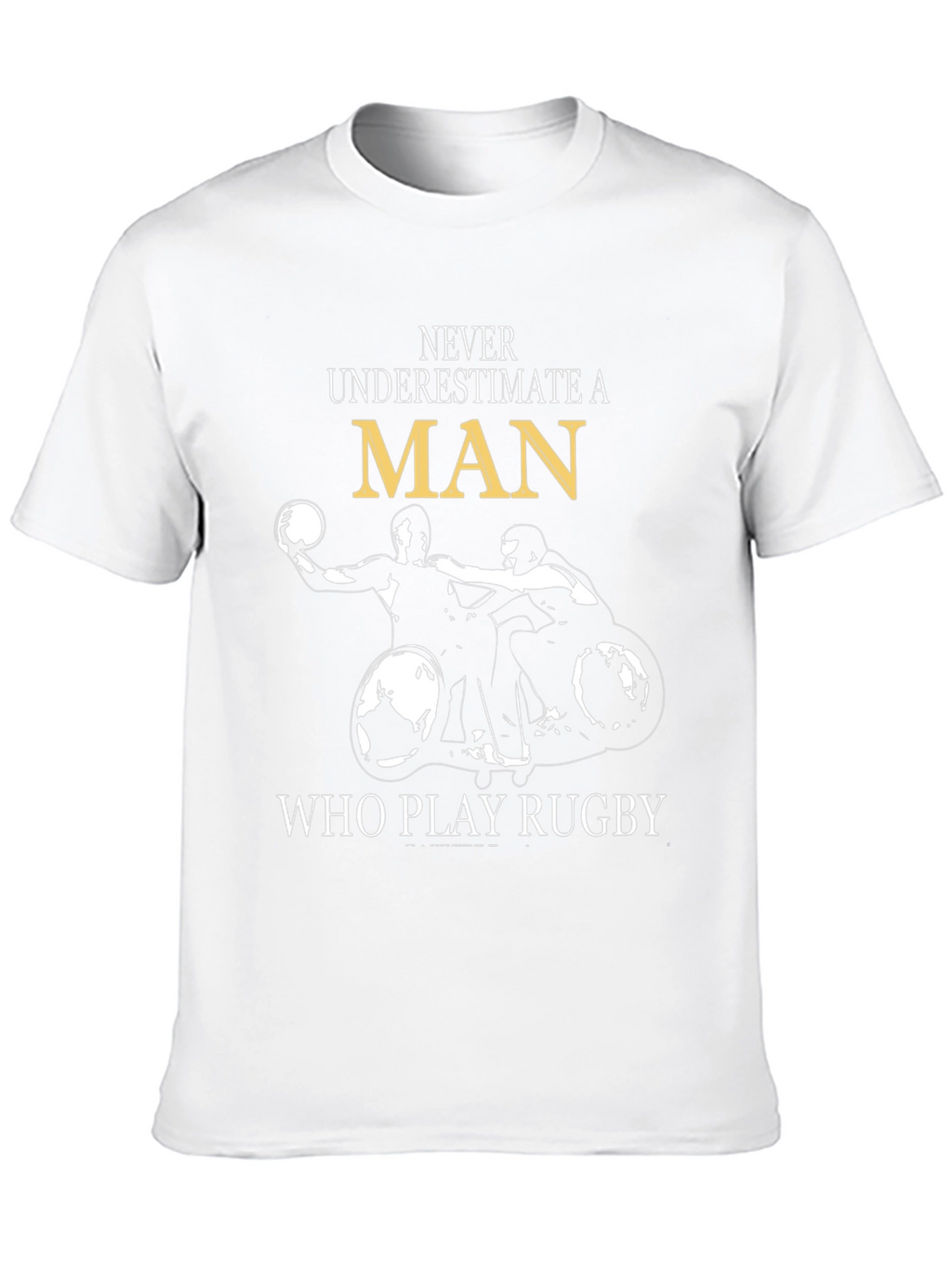 Rugby Player Wheelchair T-Shirt