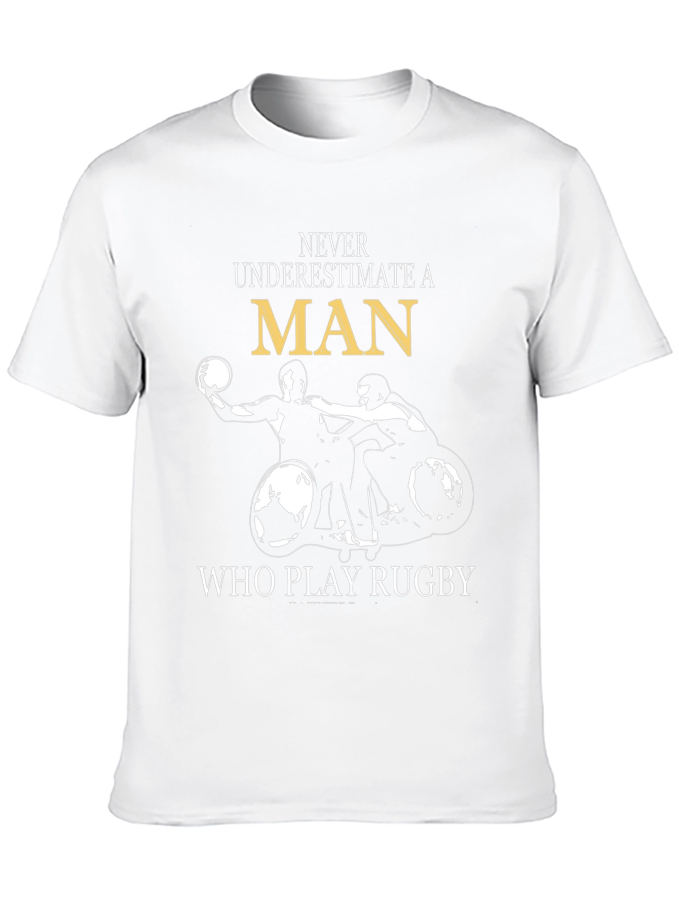 Rugby Player Wheelchair T-Shirt