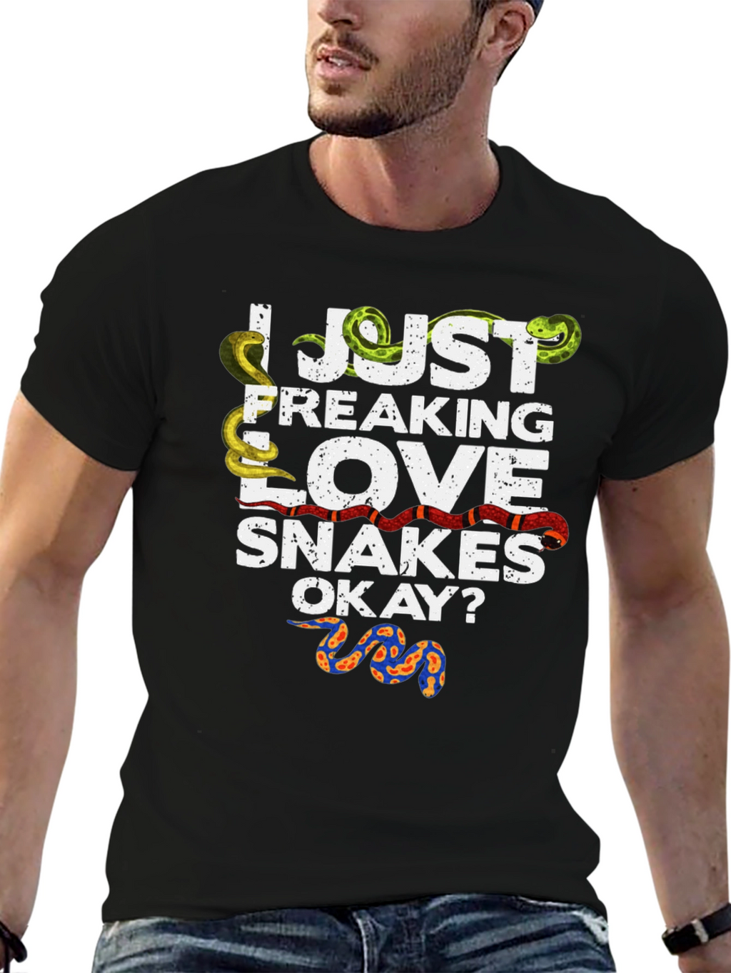 I Just Freaking Love Snakes T-Shirt